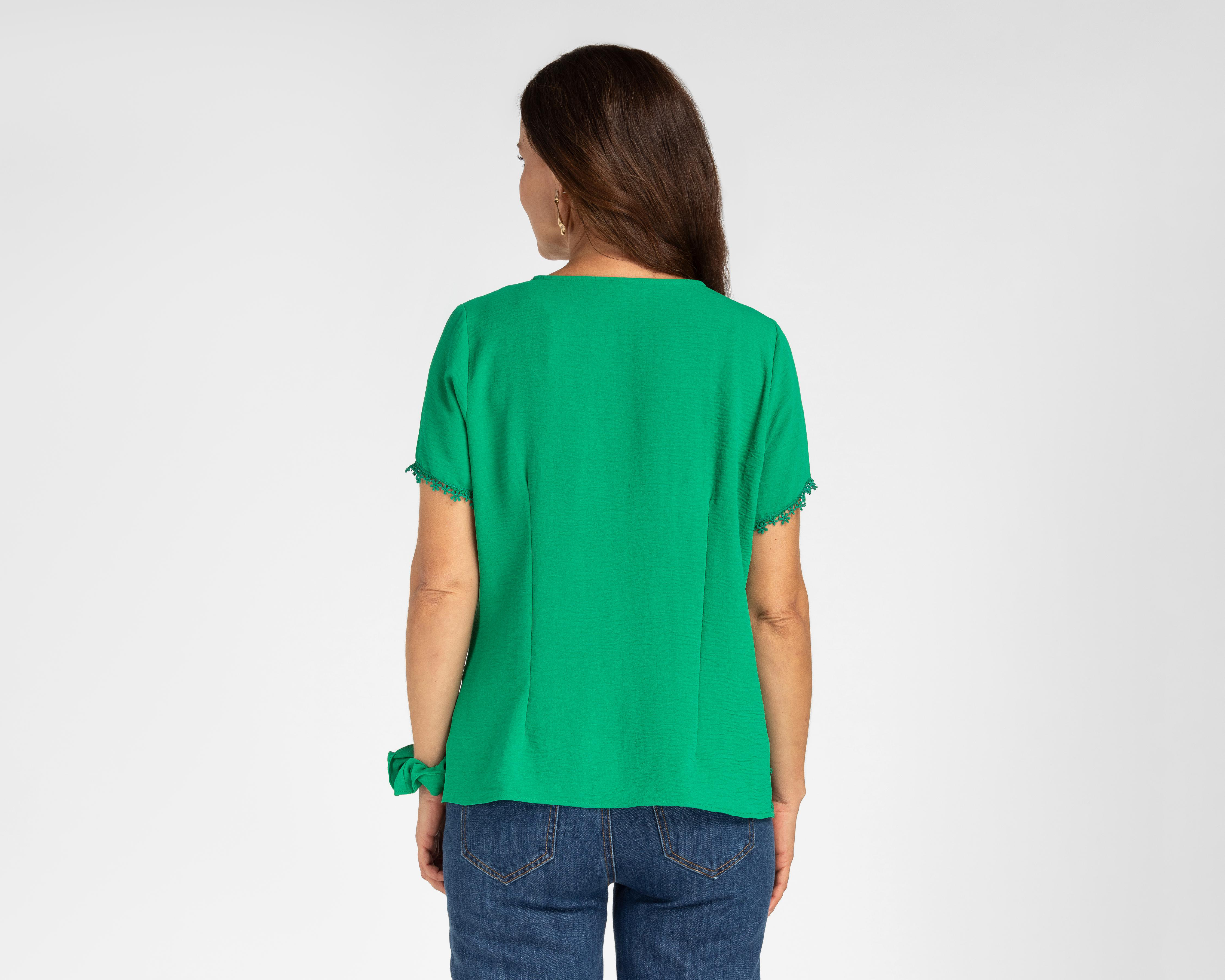 Foto 4 pulgar | Blusa Lady Sun Manga Corta para Mujer