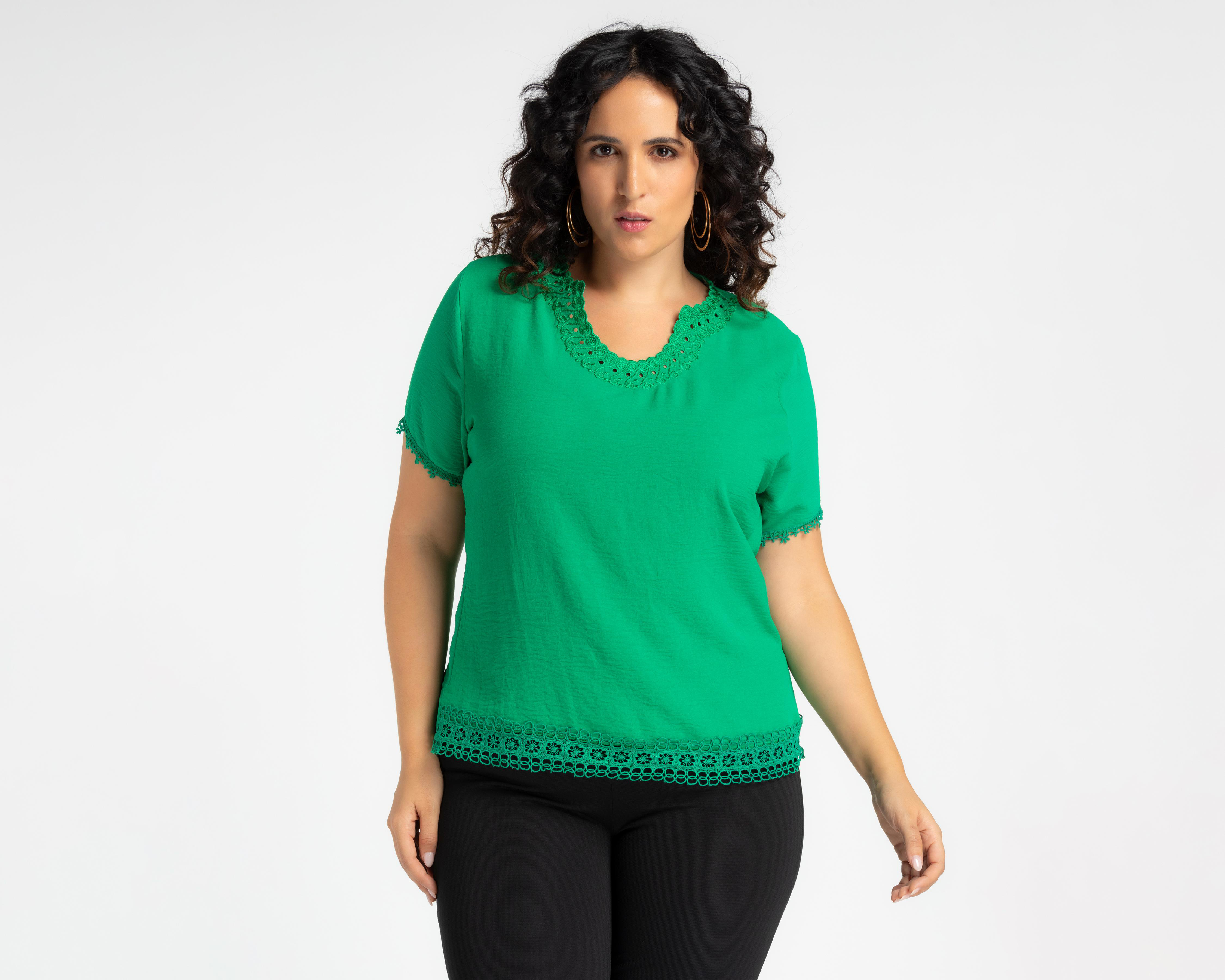 Foto 5 pulgar | Blusa Lady Sun Manga Corta para Mujer