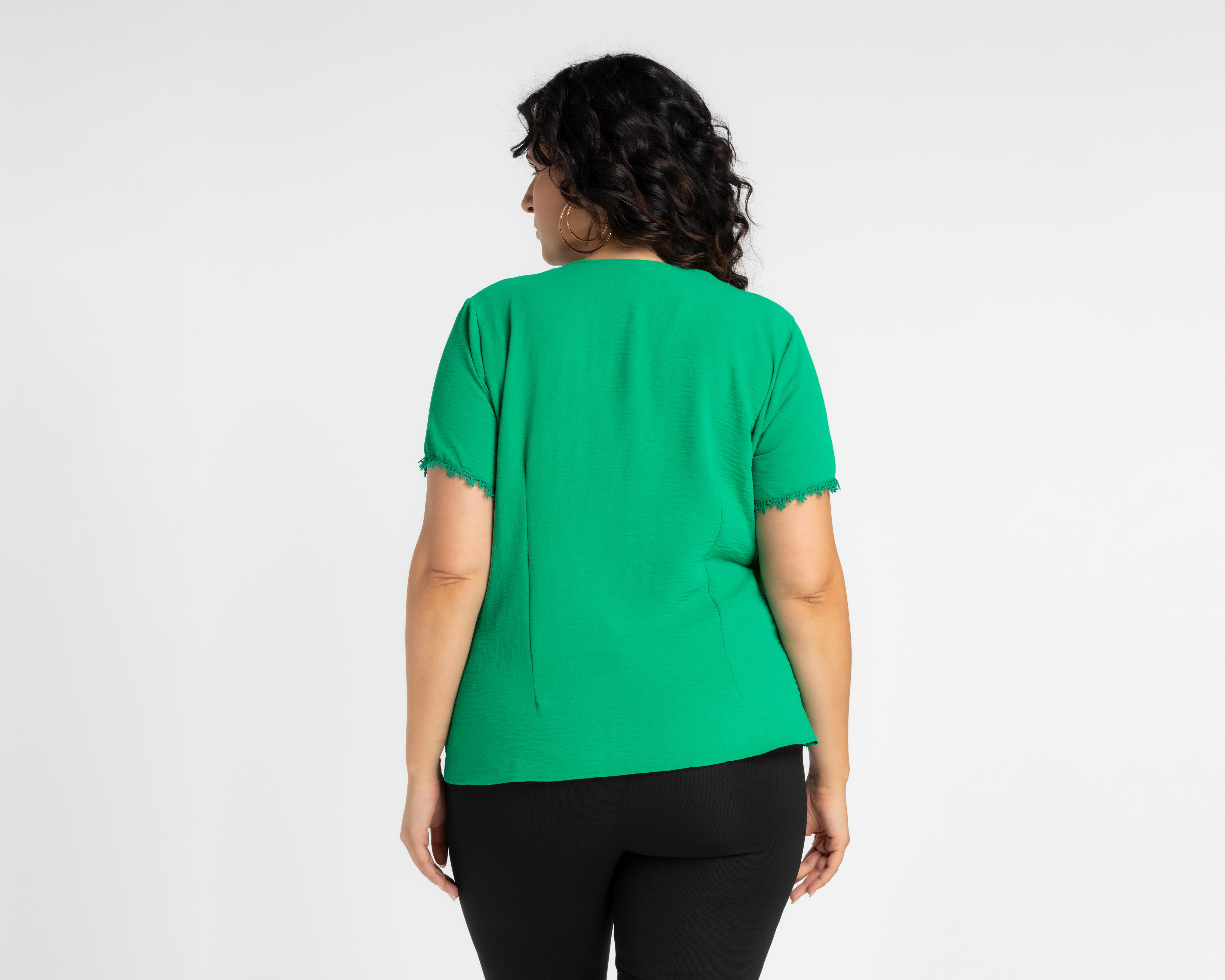 Foto 7 pulgar | Blusa Lady Sun Manga Corta para Mujer