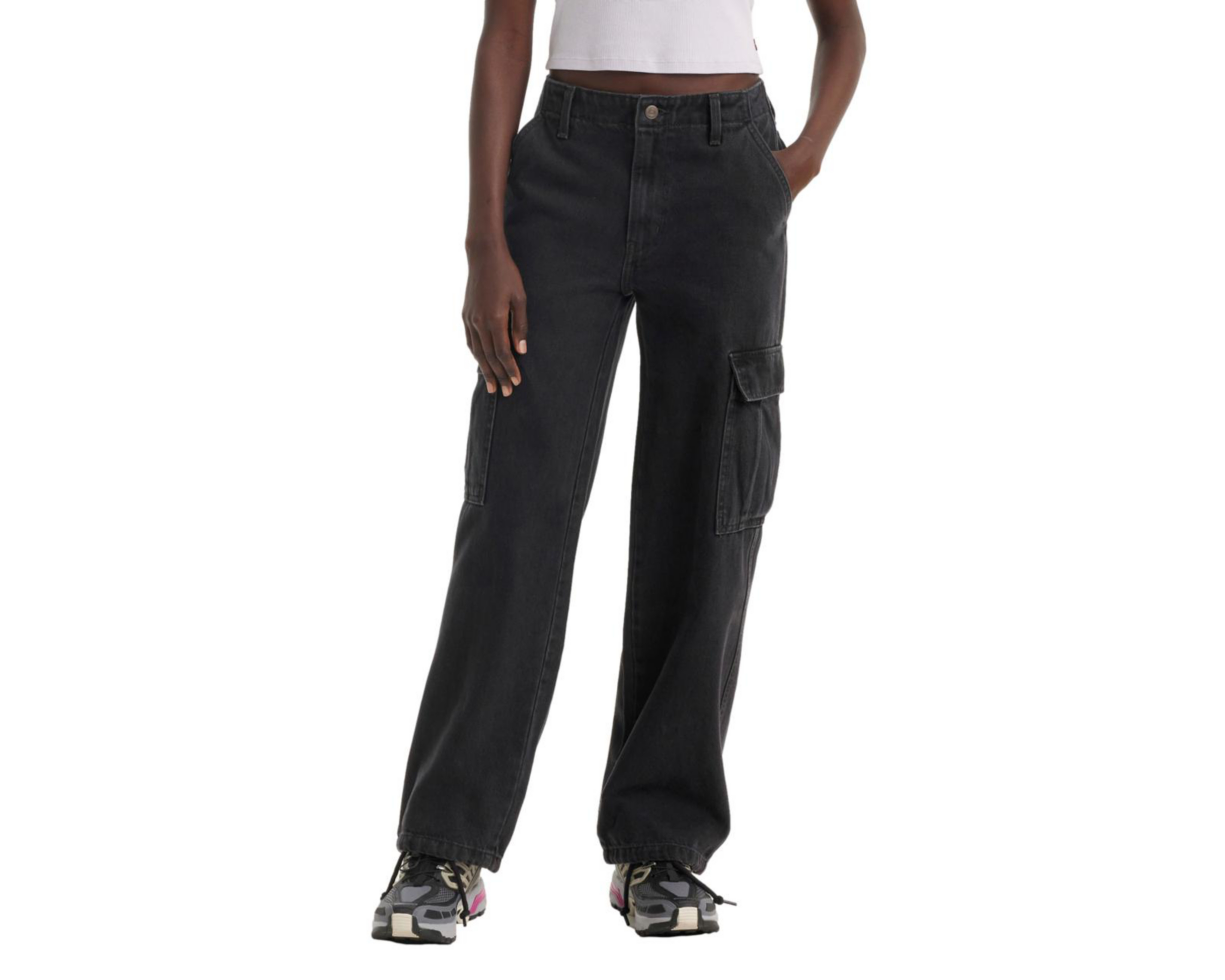 Jeans Levi's 94 Baggy Cargo para Mujer $1,120