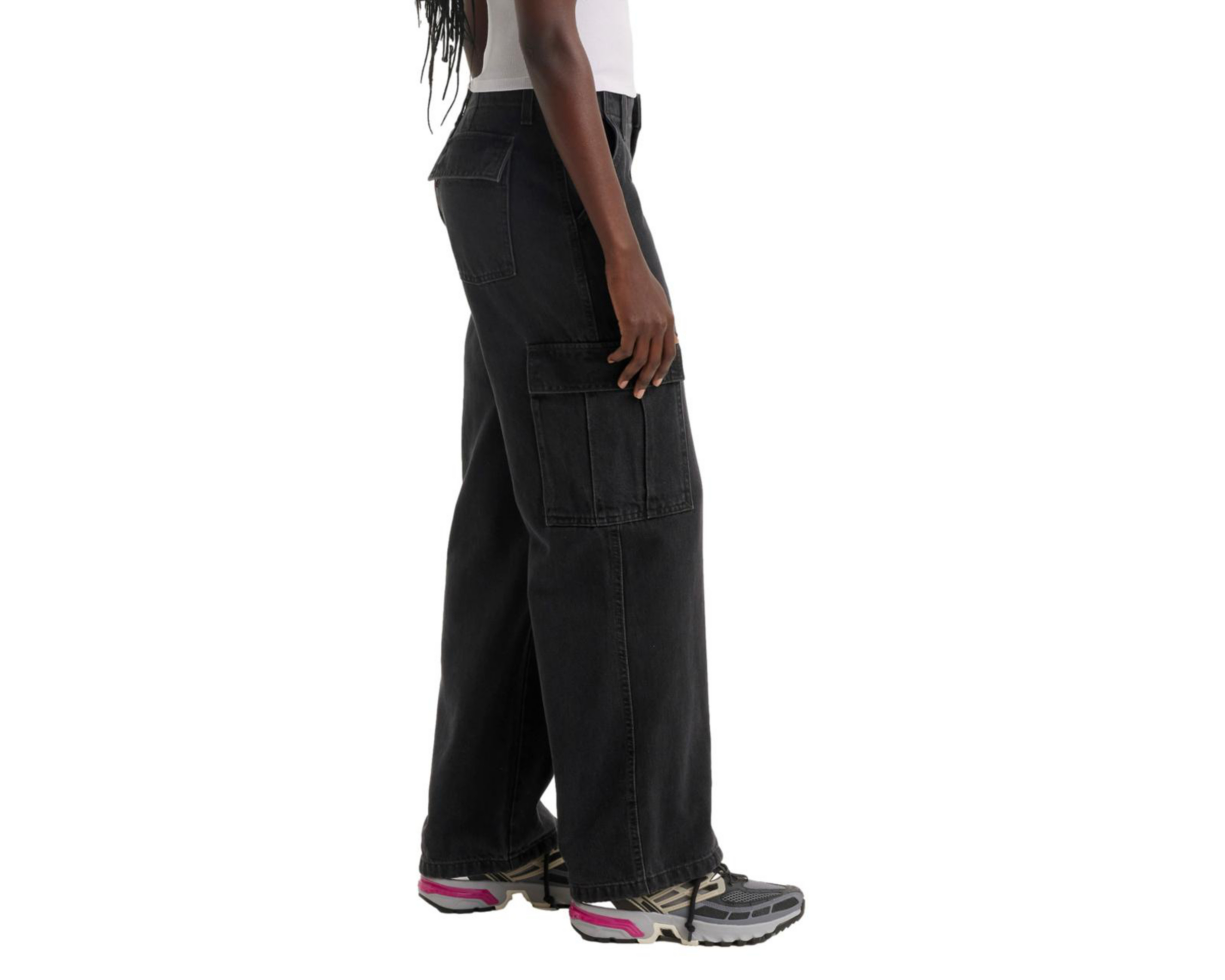 Foto 2 | Jeans Levi's 94 Baggy Cargo para Mujer