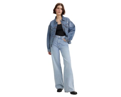 Foto 4 | Jeans Levi's Ribcage Wide Leg para Mujer