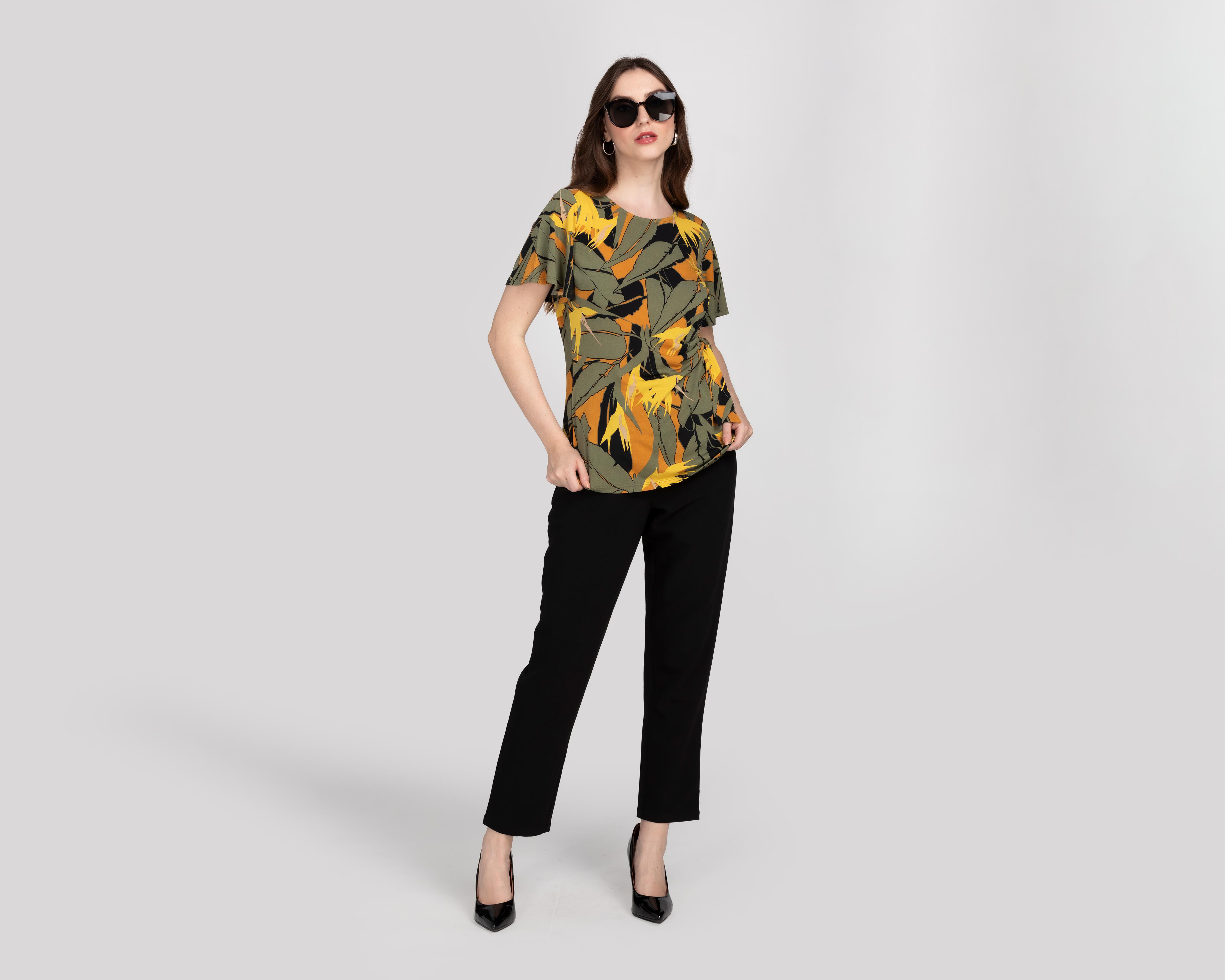 Foto 2 | Blusa Sahara Manga Corta para Mujer