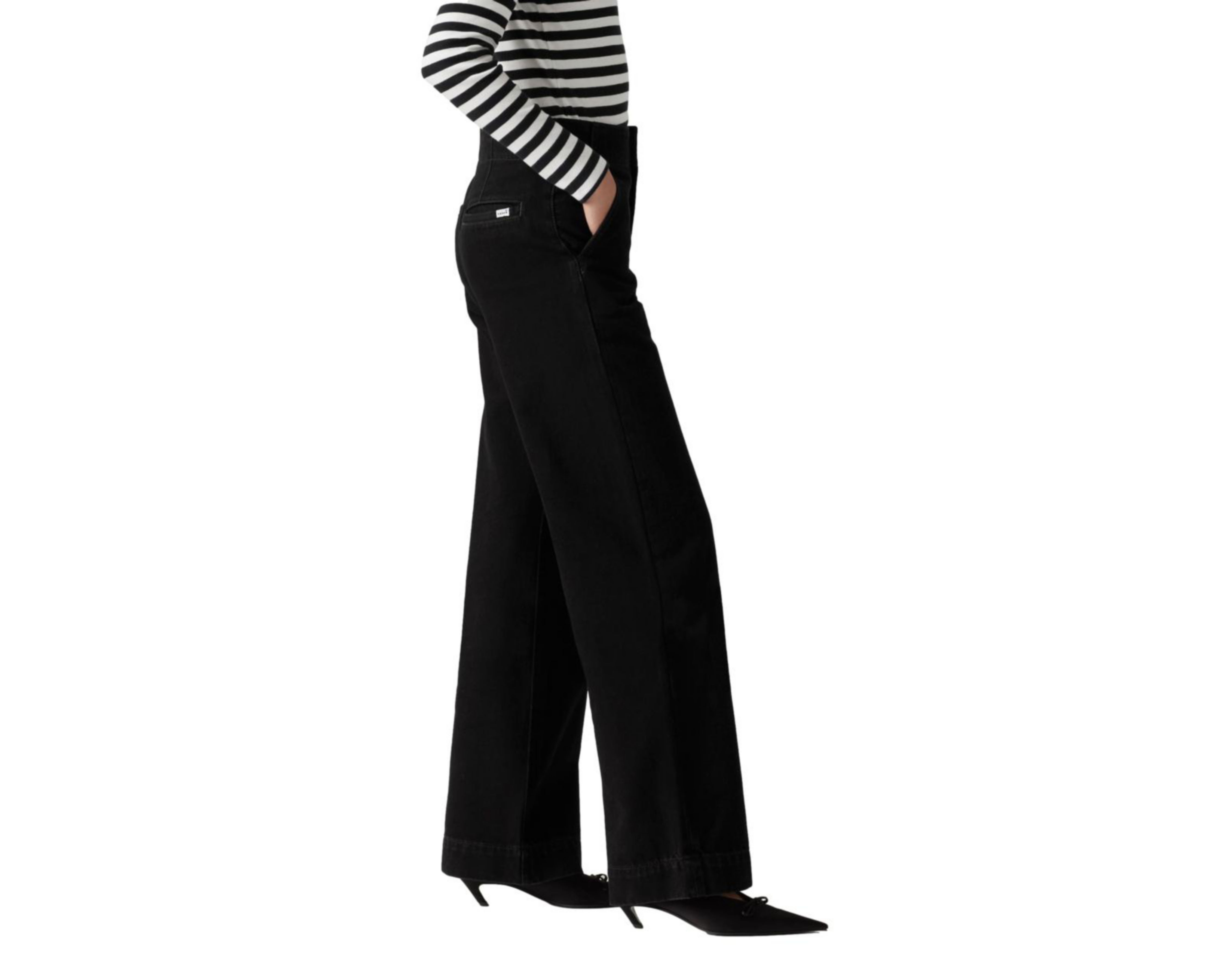 Foto 3 pulgar | Jeans Levi's Ribcage Wide Leg Tailored para Mujer