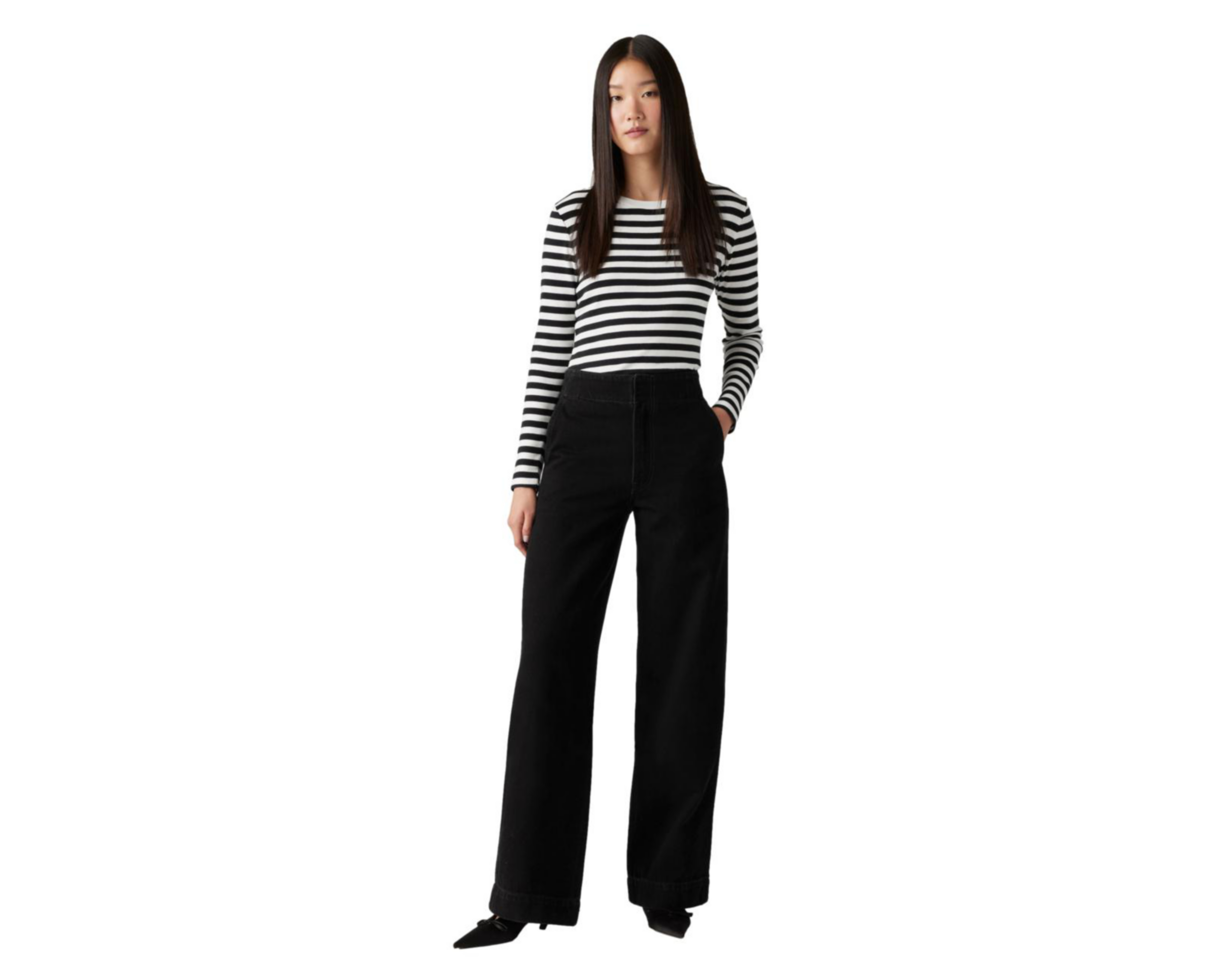 Foto 5 pulgar | Jeans Levi's Ribcage Wide Leg Tailored para Mujer