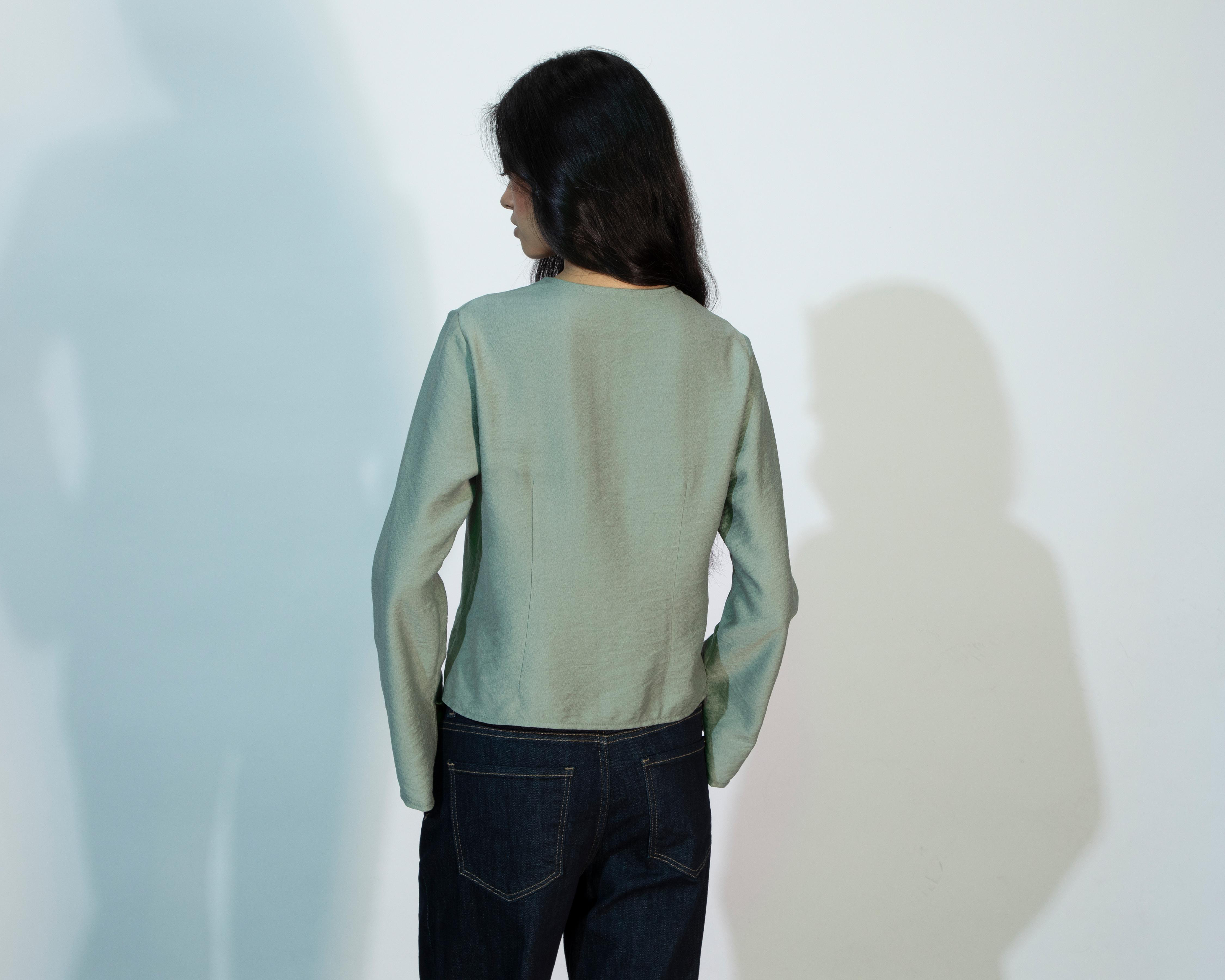 Foto 3 | Blusa Strona con Amarres para Mujer