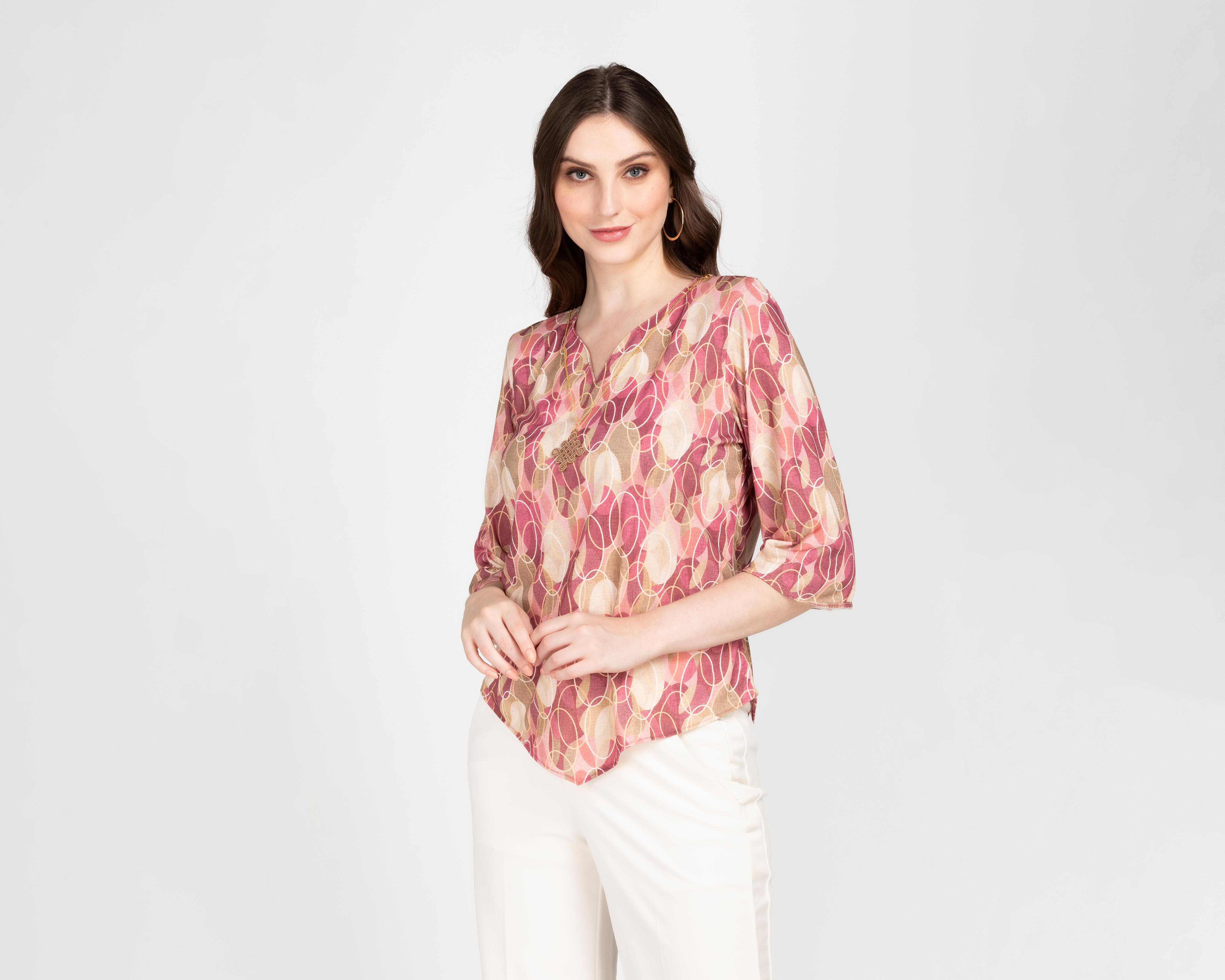 Foto 1 | Blusa Paloma con Collar para Mujer