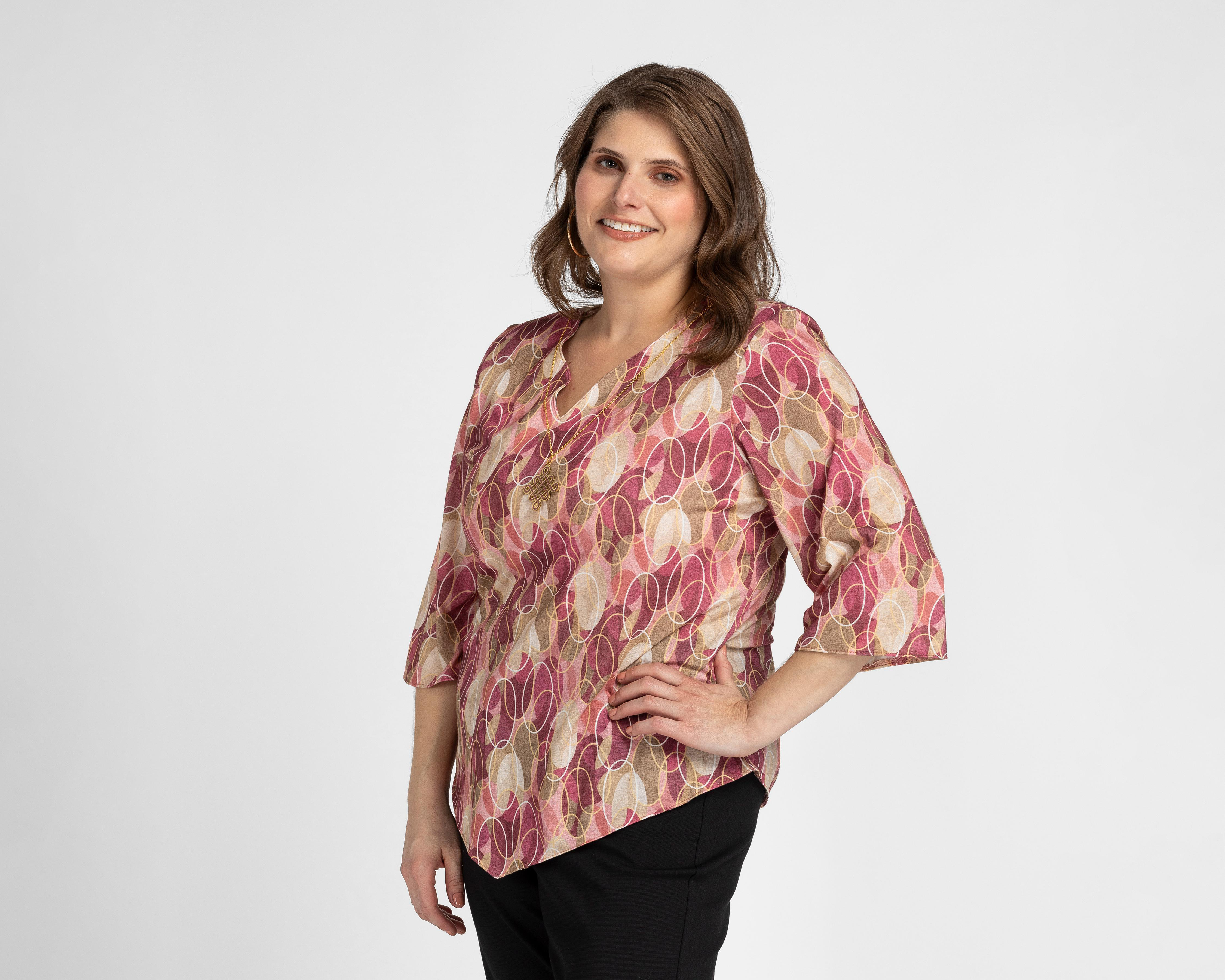 Foto 4 | Blusa Paloma con Collar para Mujer