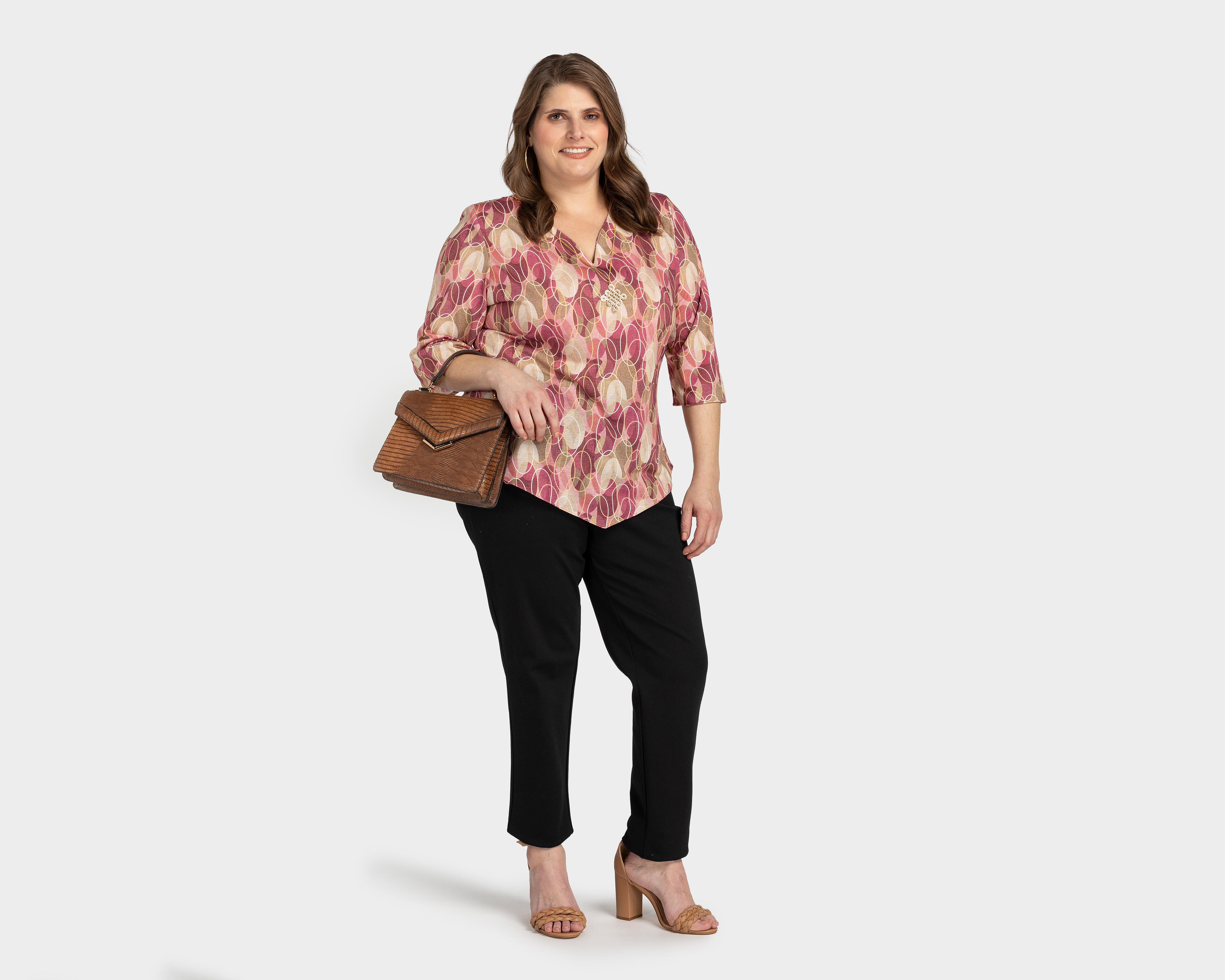 Foto 5 | Blusa Paloma con Collar para Mujer