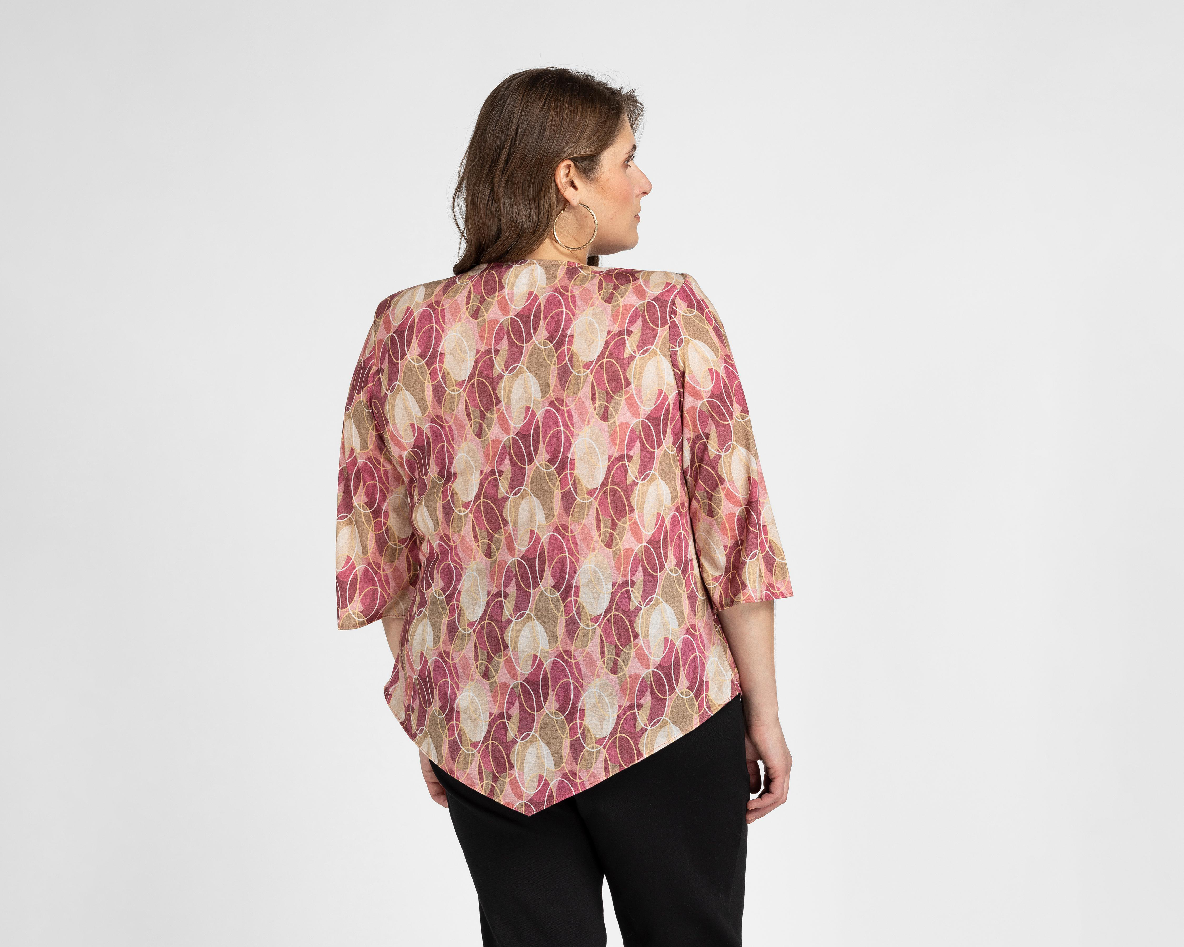 Foto 7 pulgar | Blusa Paloma con Collar para Mujer