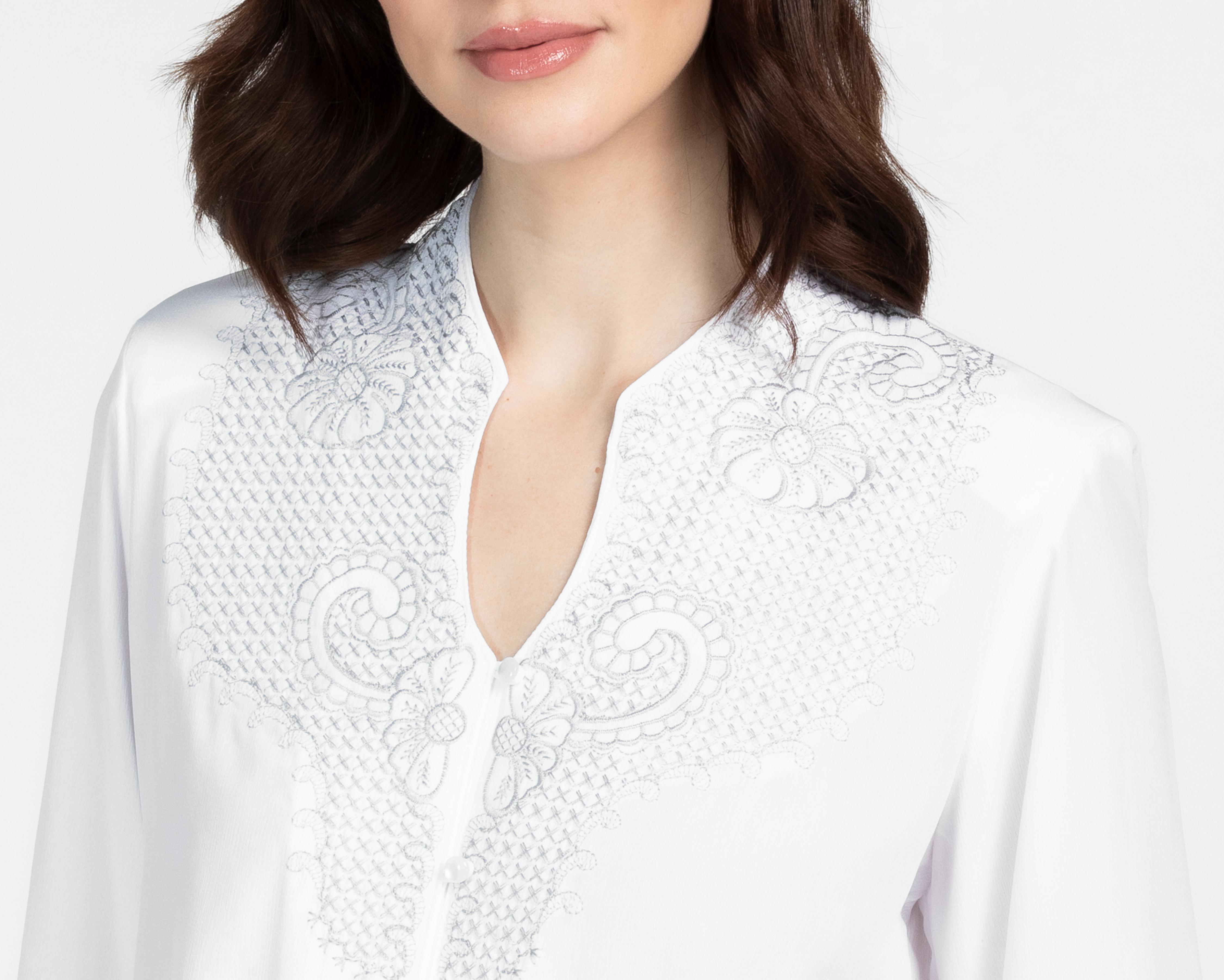 Foto 4 | Blusa Paloma Cuello Mao para Mujer