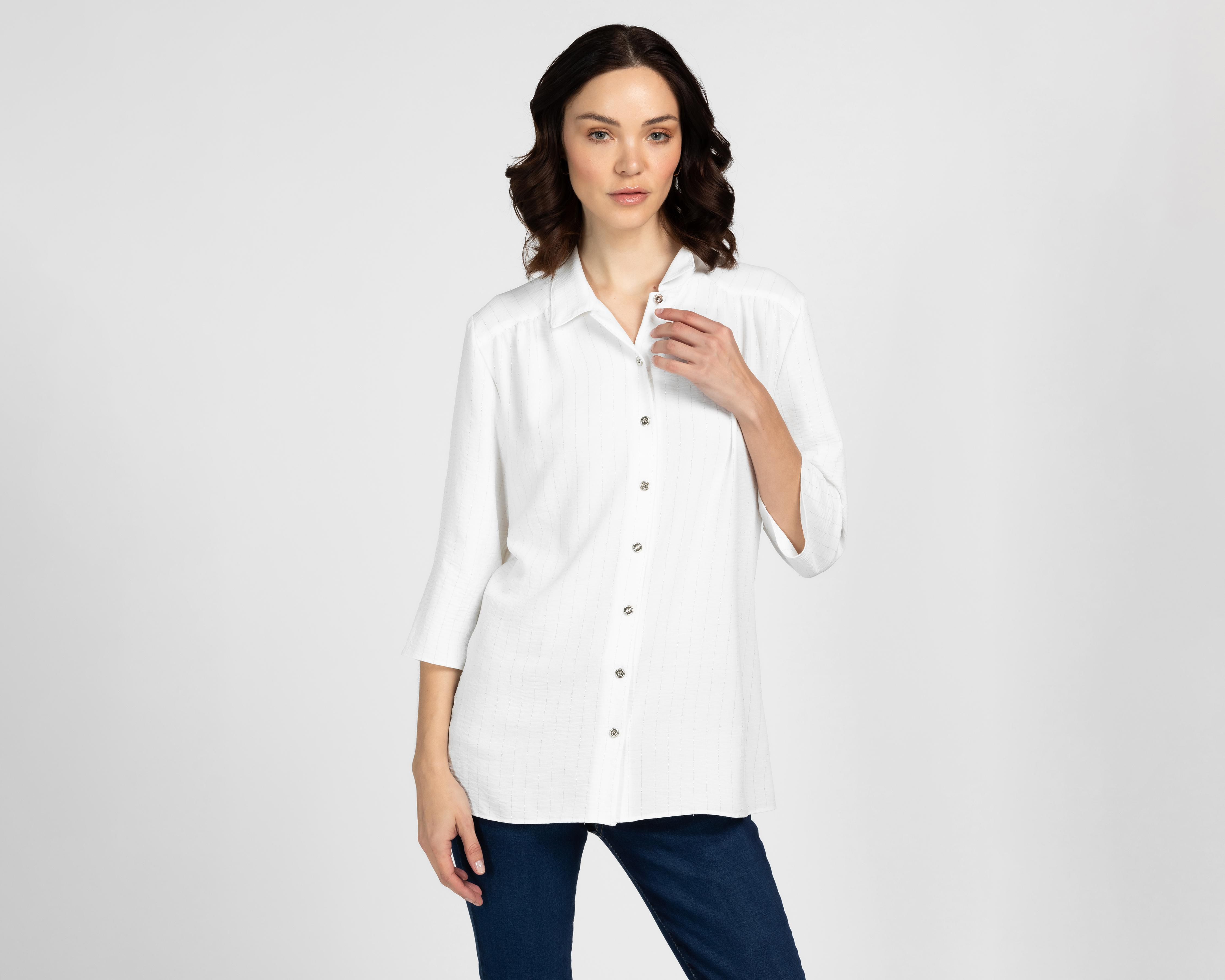 Blusa Sahara con Botones para Mujer
