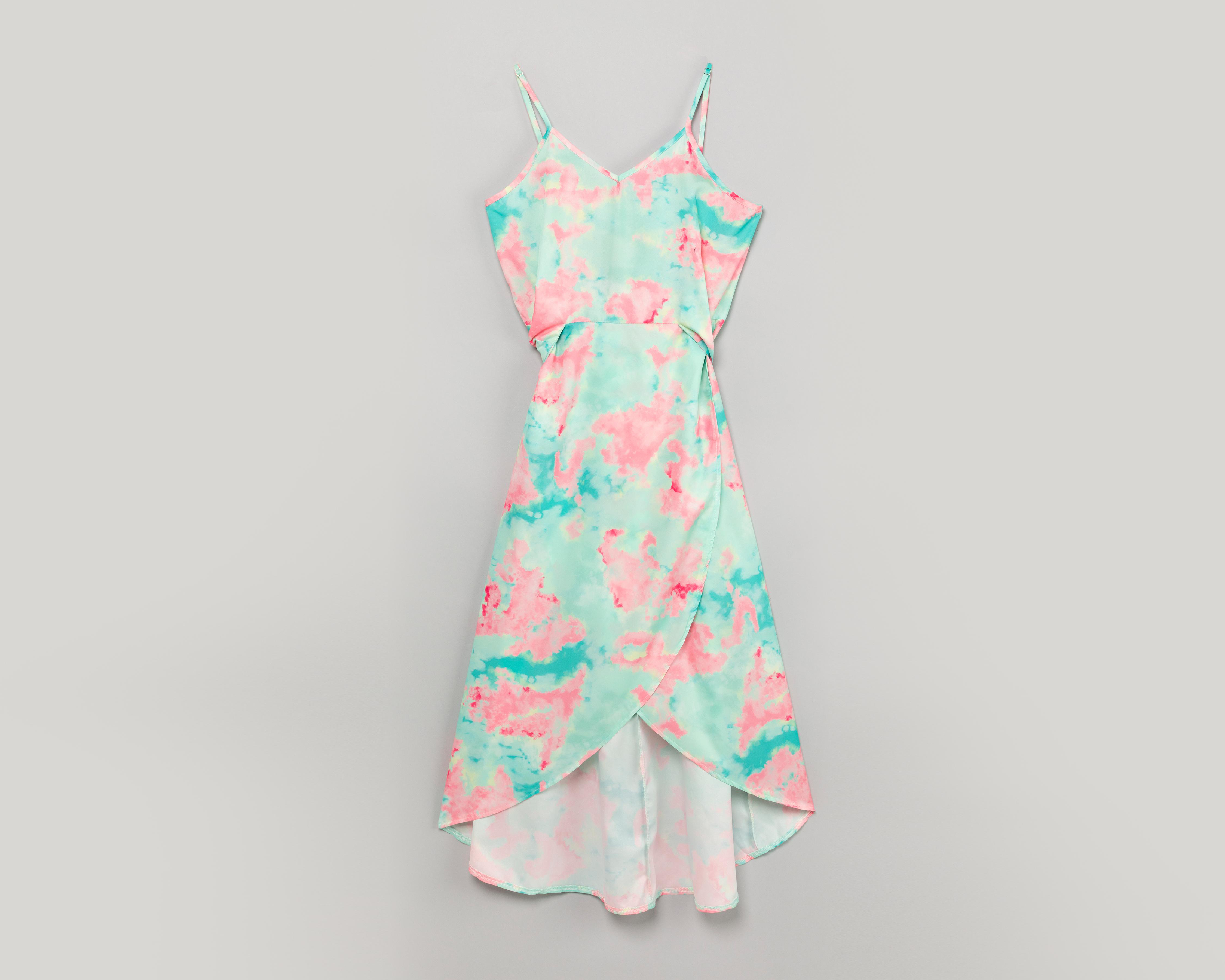 Foto 6 | Vestido Sahara Casual de Tirantes Estampado Tie-Dye