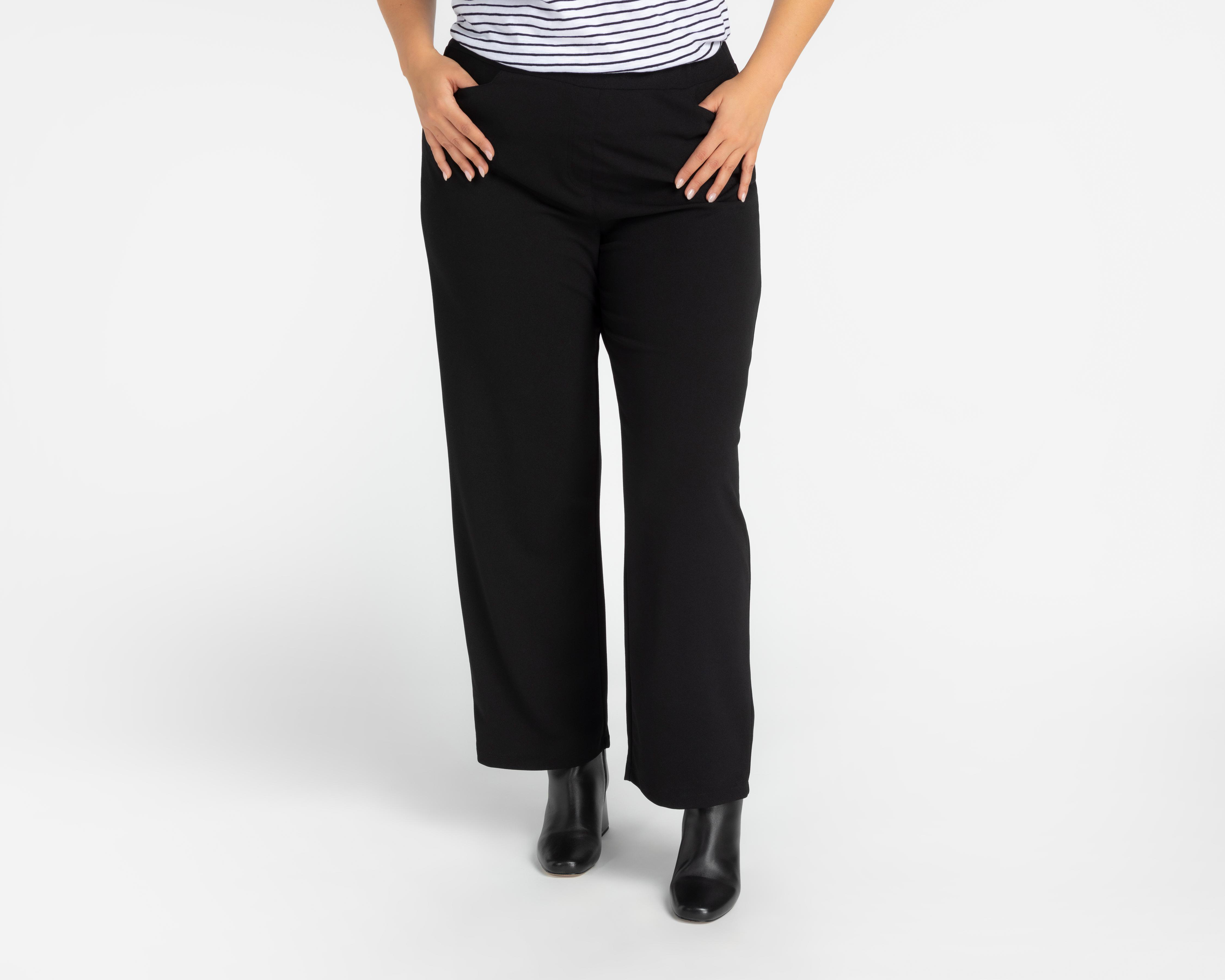 Foto 2 pulgar | Pantalón de Vestir Sahara Negro para Mujer