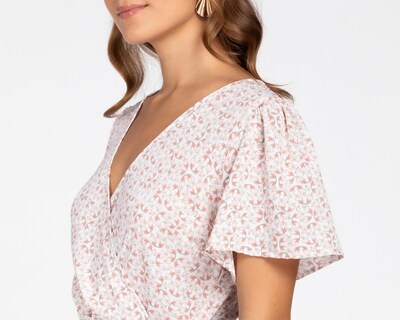 Foto 4 | Vestido Sahara Casual Escote Cruzado con Estampado Floral