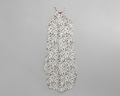 Foto 6 | Vestido Sahara Casual Cuello Halter Animal Print