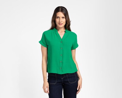 Foto 1 | Blusa de Manga Corta Sahara para Mujer