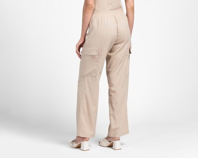 Foto 3 | Pantalón Cargo Sahara Beige para Mujer