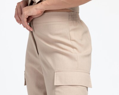Foto 4 | Pantalón Cargo Sahara Beige para Mujer