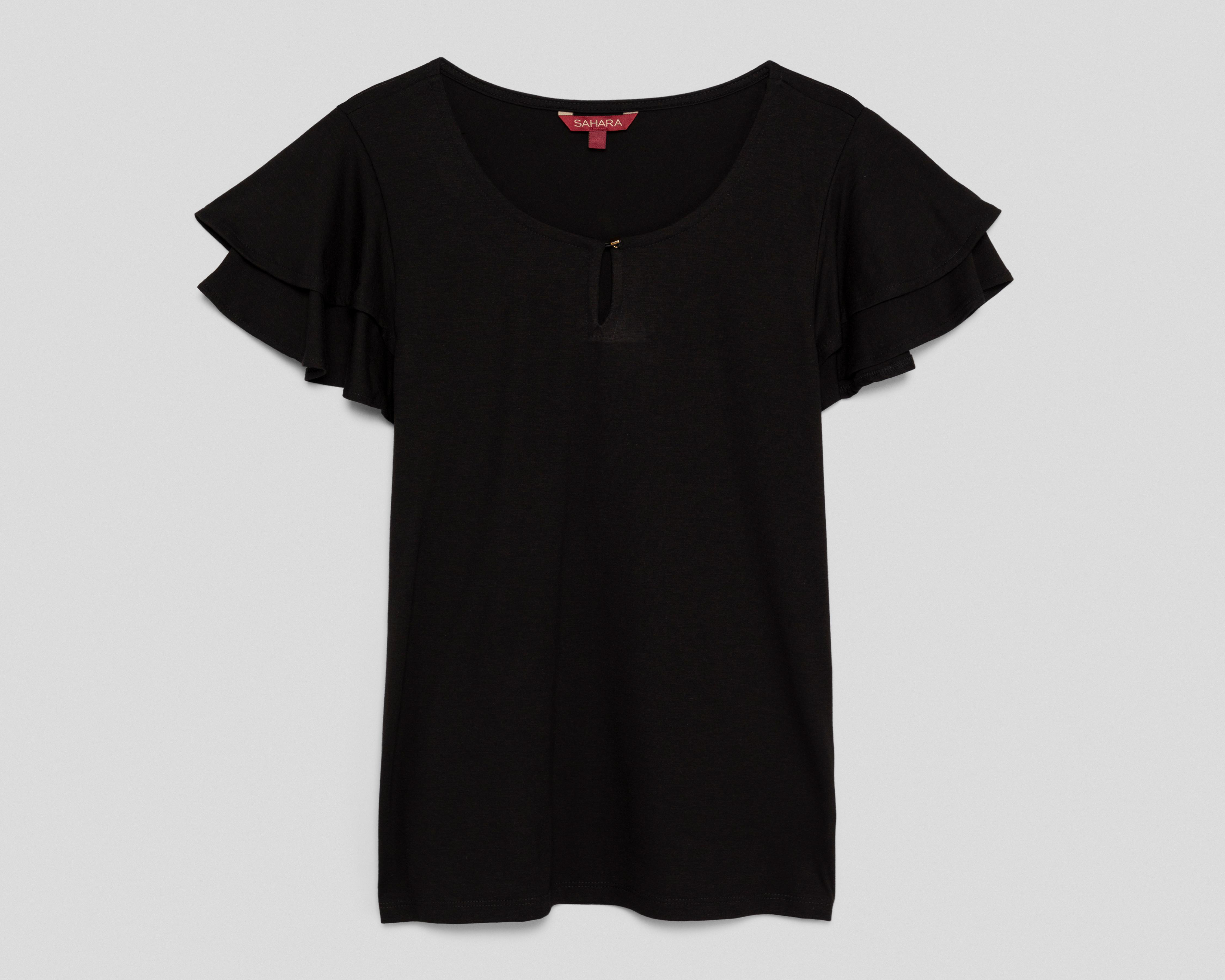 Foto 1 | Playera Negra Sahara para Mujer