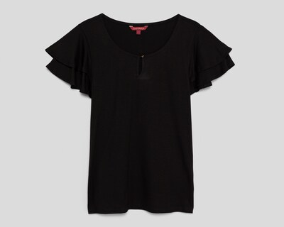 Foto 1 | Playera Negra Sahara para Mujer