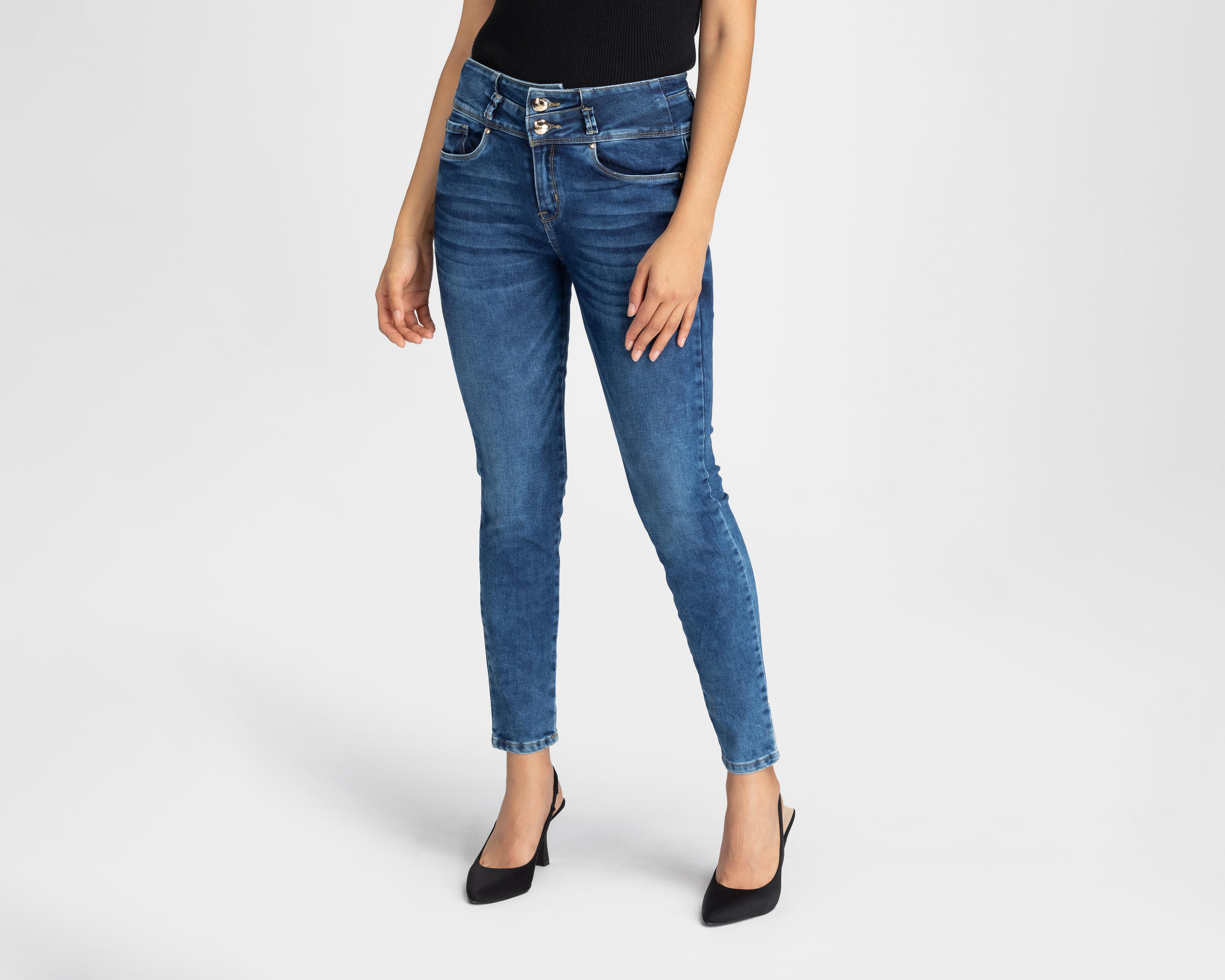 Jeans Furor Skinny con Deslavados