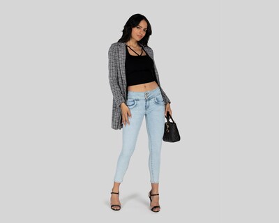 Foto 2 | Jeans Skinny Furor Cartagena para Mujer
