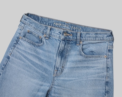 Foto 3 | Jeans Straigth American Eagle Super High-Rise Ankle para Mujer