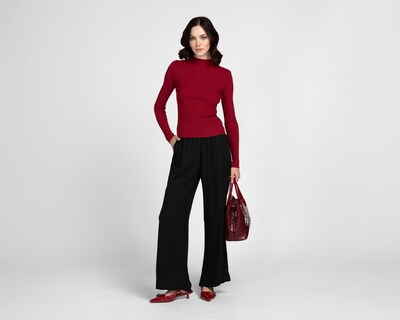 Foto 2 | Pantalón de Vestir Sahara Negro para Mujer