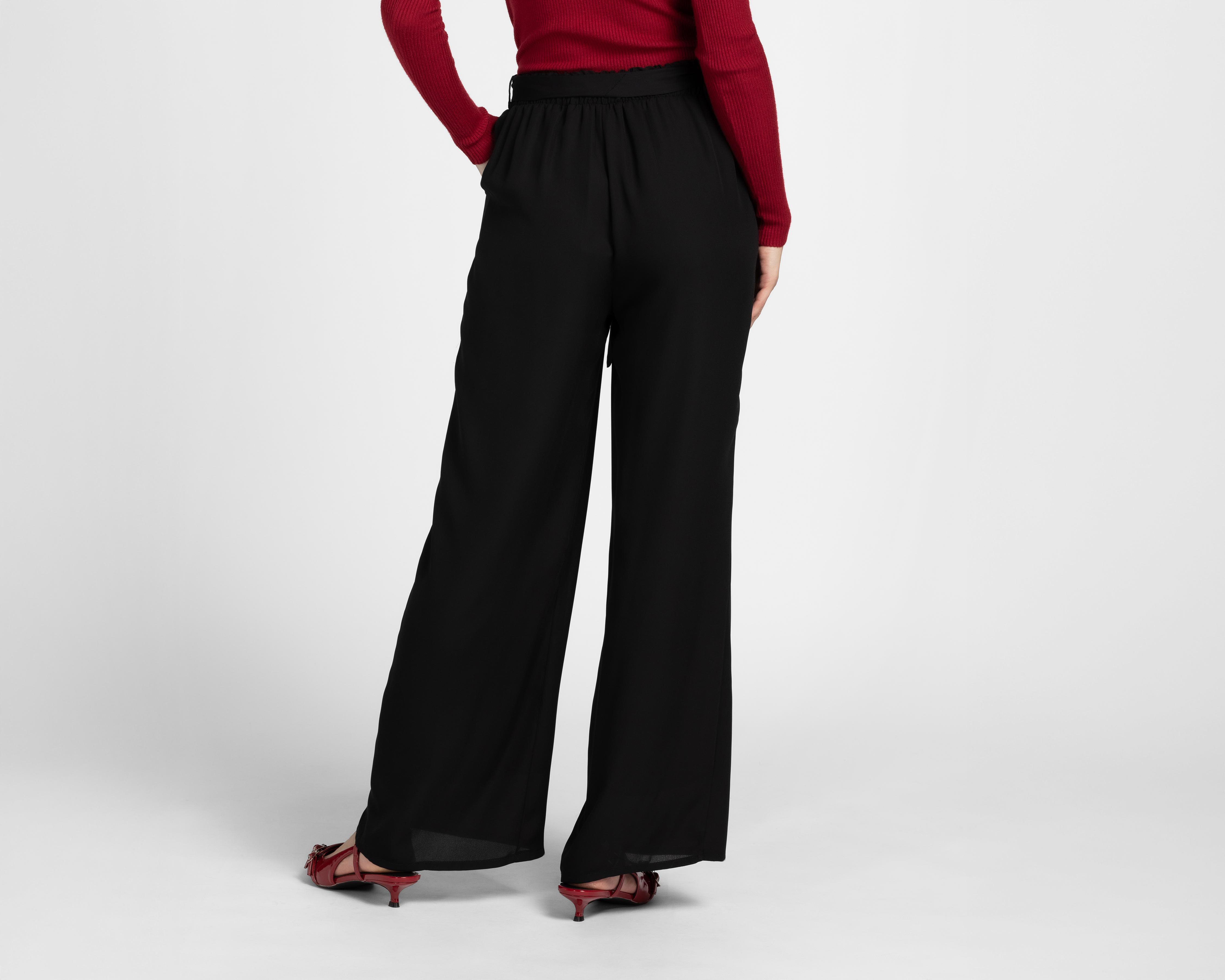 Foto 4 pulgar | Pantalón de Vestir Sahara Negro para Mujer