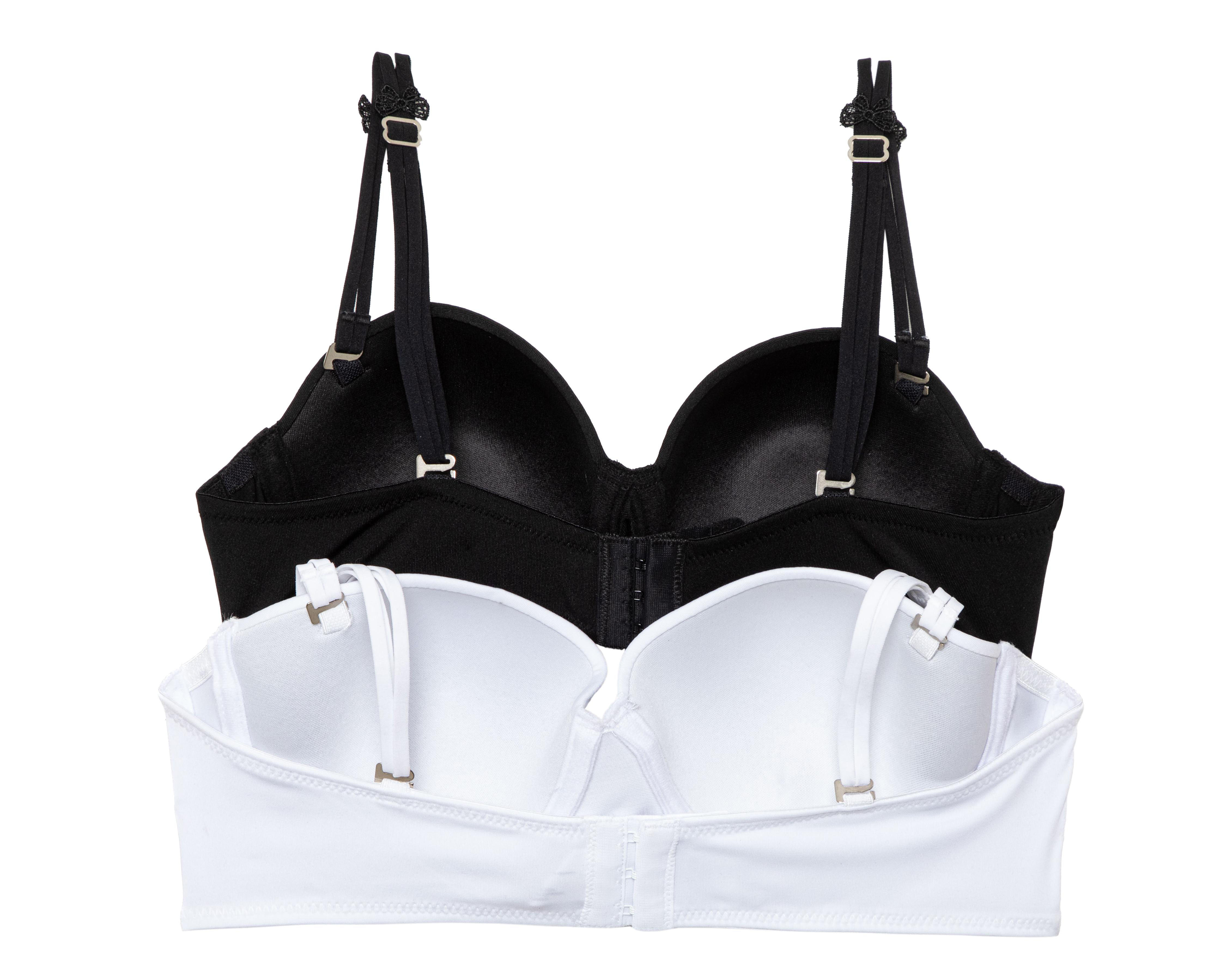 Foto 4 pulgar | Brasier Strapless Jennifer Lopez Media Copa 2 Piezas