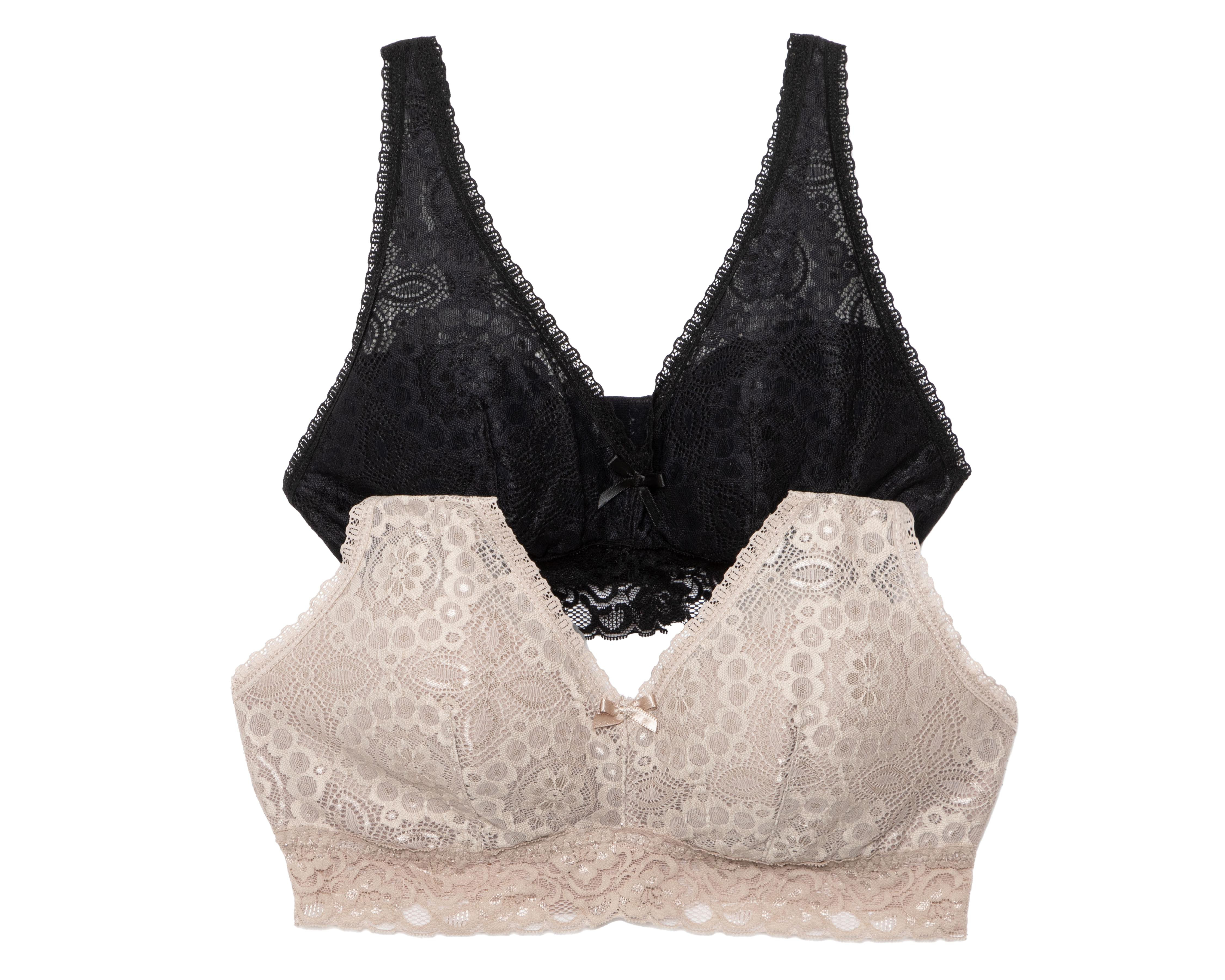 Foto 1 | Brasier con Encaje Beauty Secret Copa Completa 2 Piezas