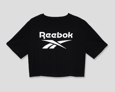 Foto 1 | Crop Top Reebok Negro para Mujer