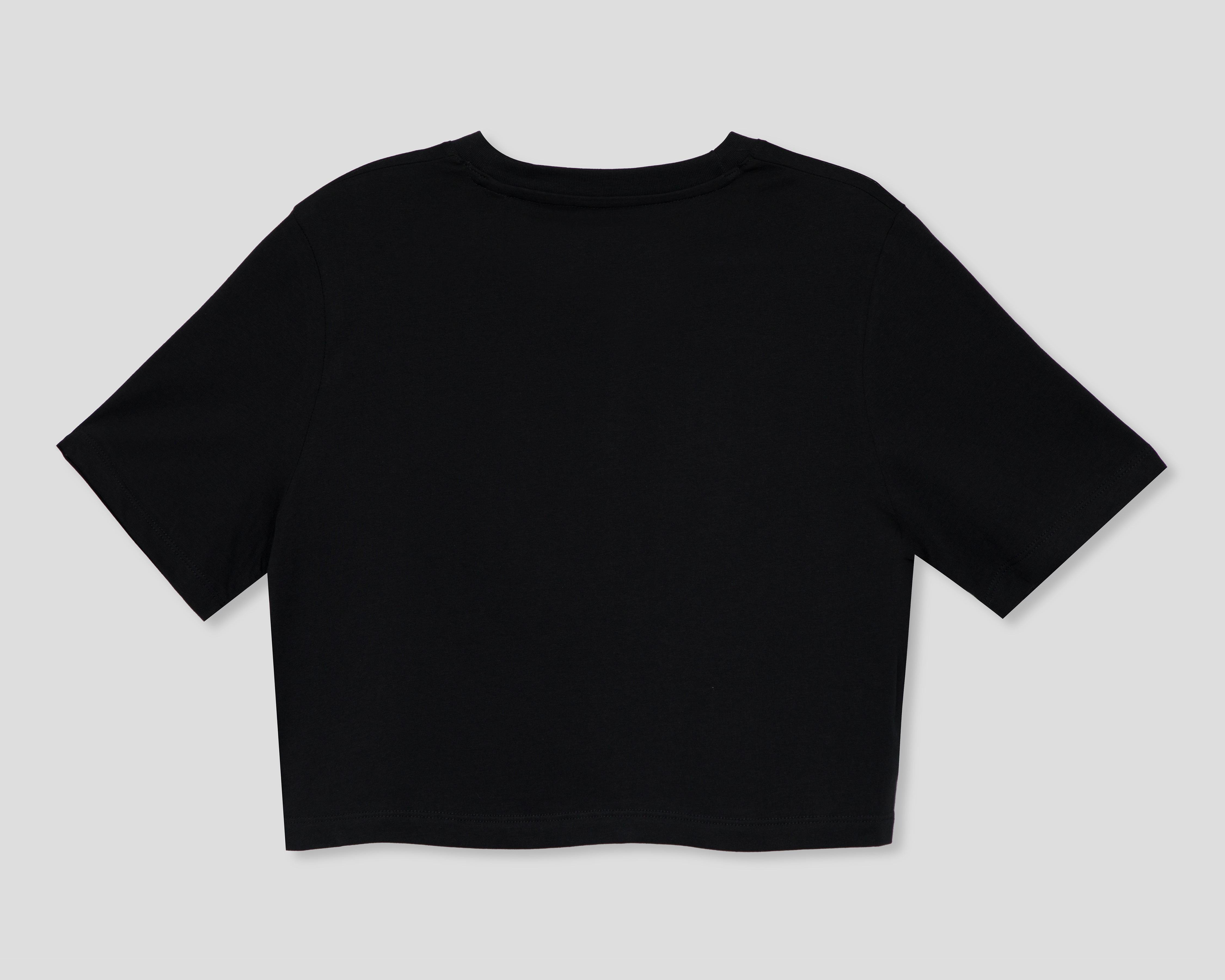 Foto 3 pulgar | Crop Top Reebok Negro para Mujer