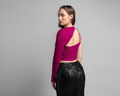 Foto 3 | Blusa Thinner con Hombro Descubierto
