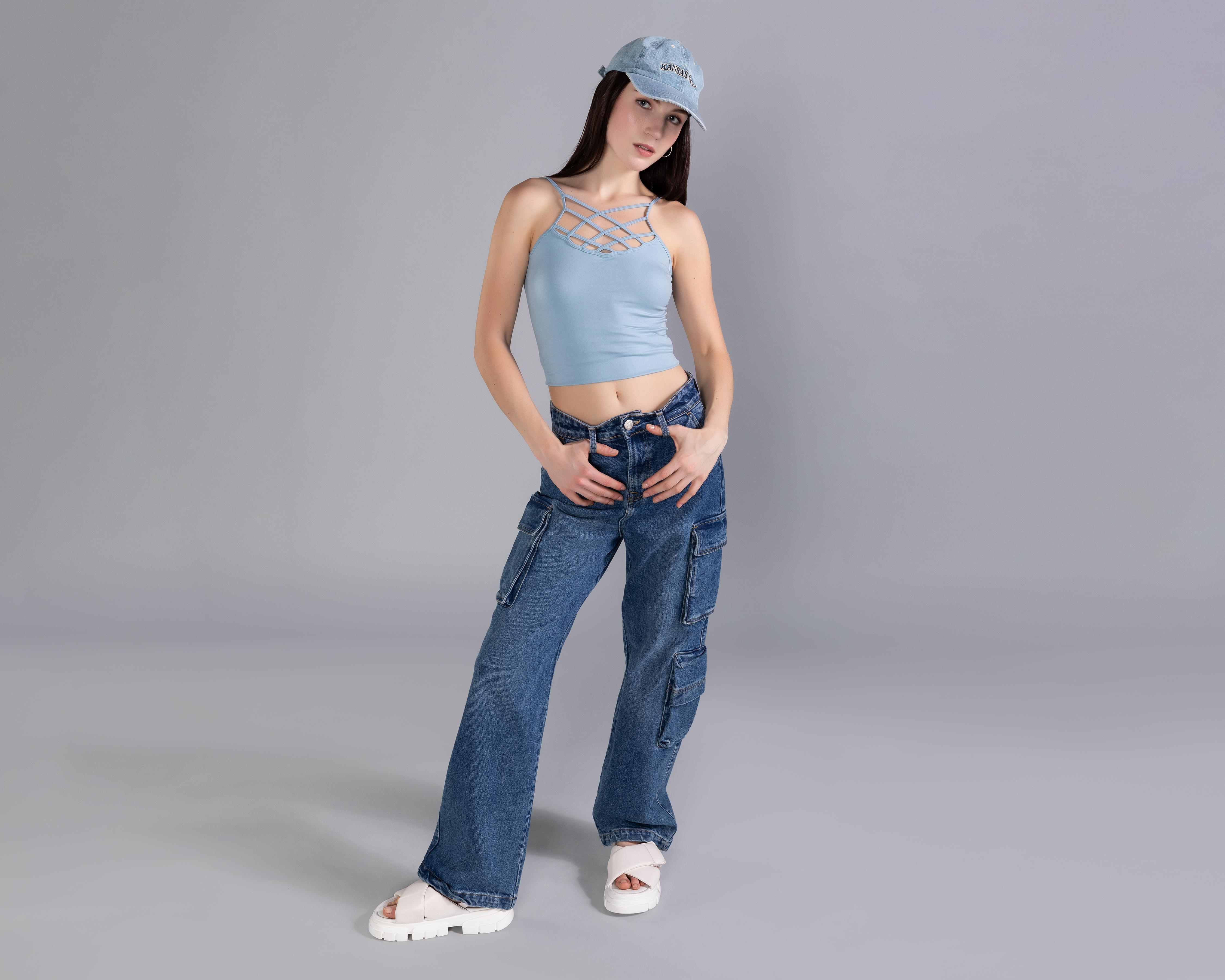 Foto 1 | Blusa Strona sin Manga para Mujer