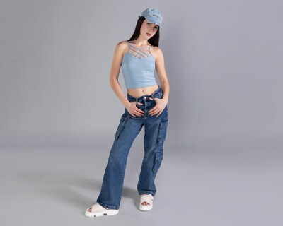 Foto 1 | Blusa Strona sin Manga para Mujer