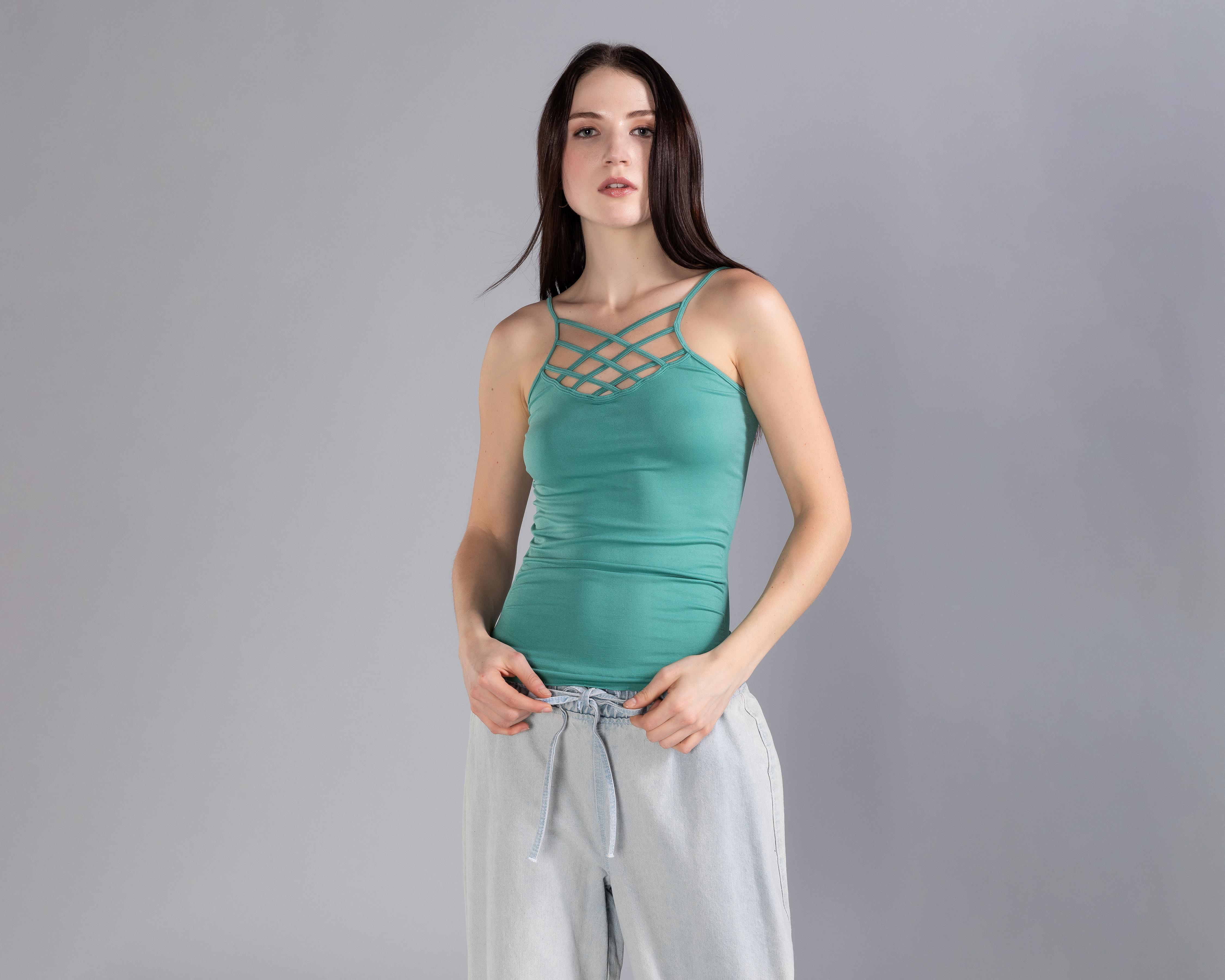 Foto 3 pulgar | Blusa Strona sin Manga para Mujer