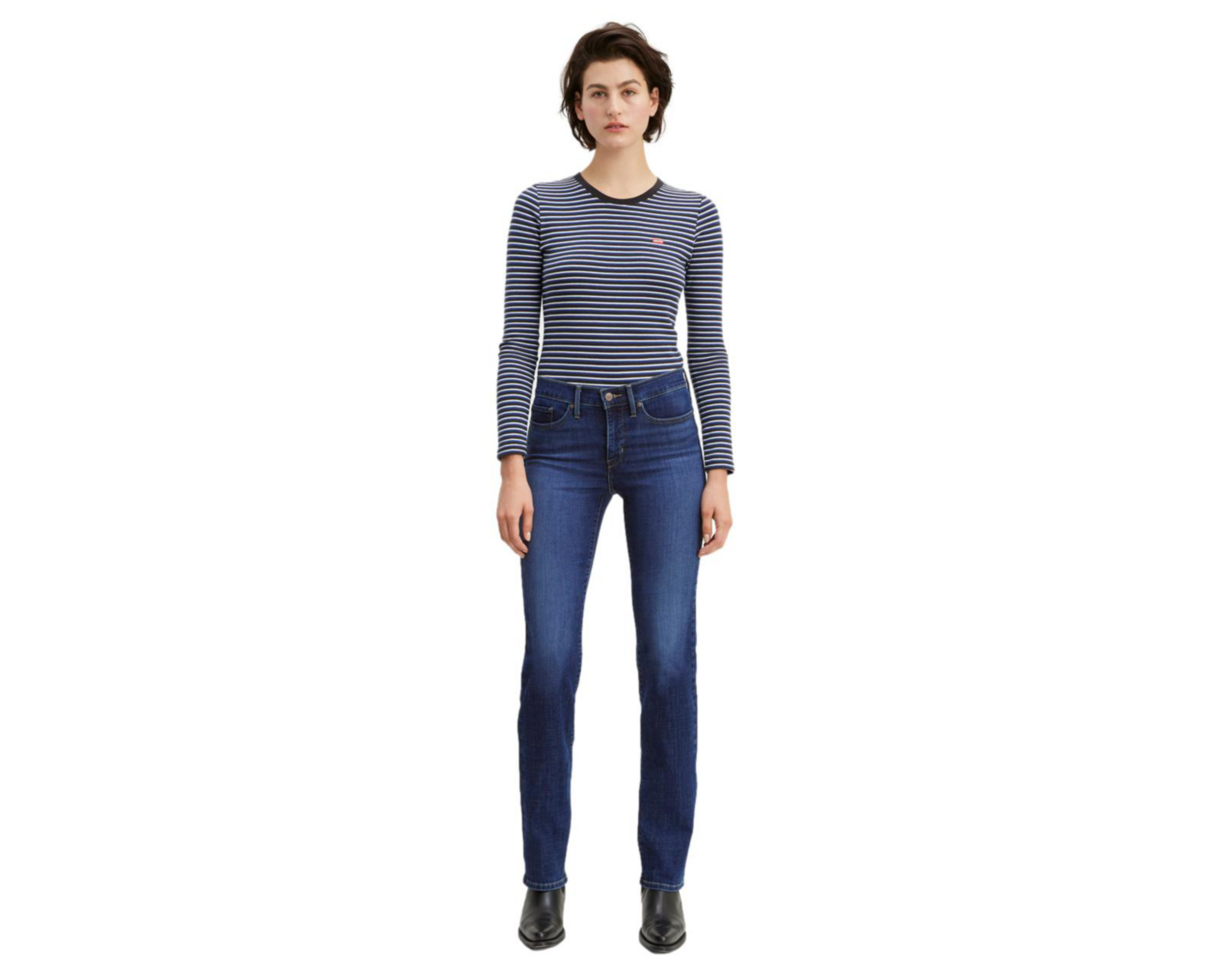 Foto 4 | Jeans Shaping Straight Levi's 314 para Mujer