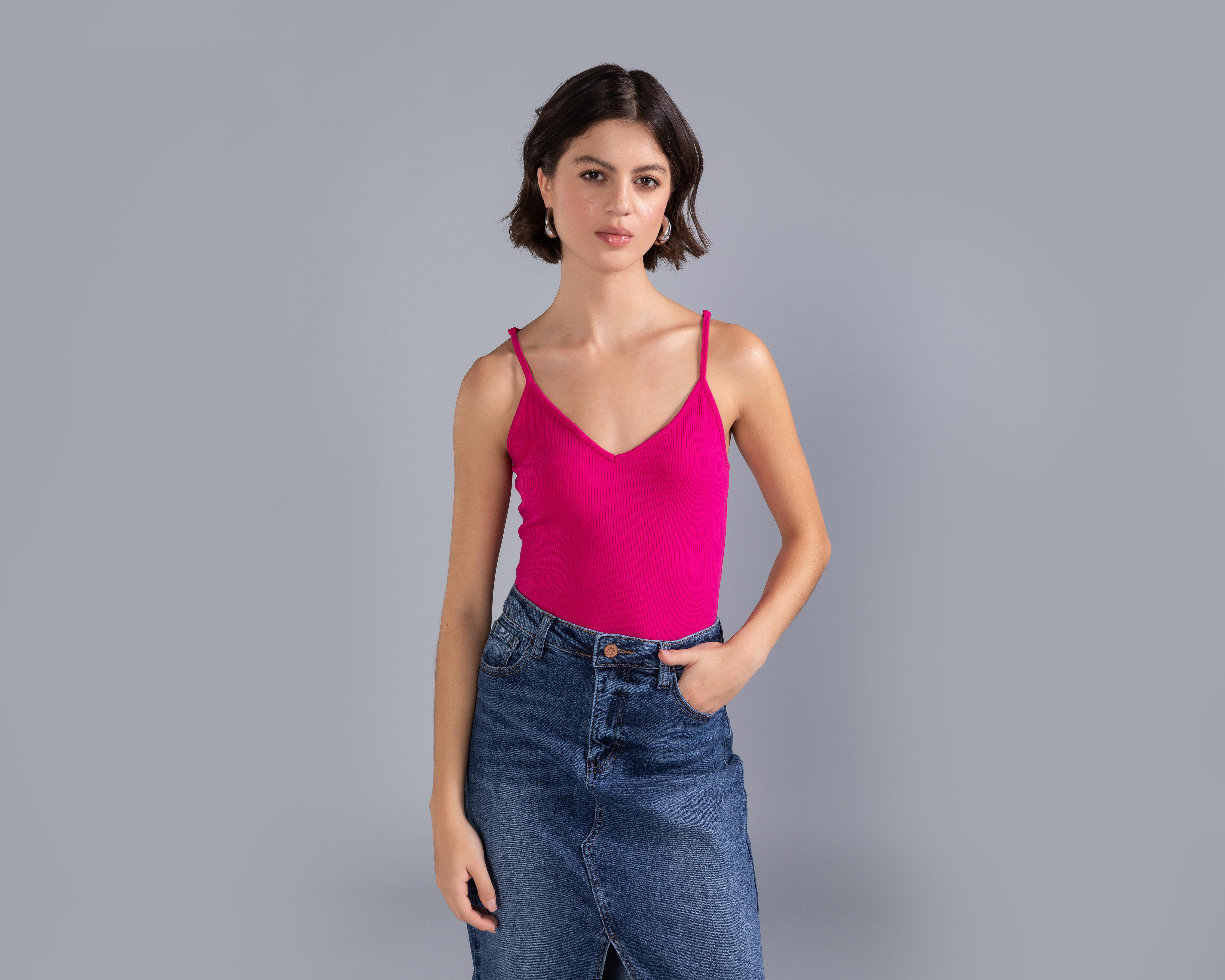 Foto 3 pulgar | Pantiblusa Strona sin Manga para Mujer