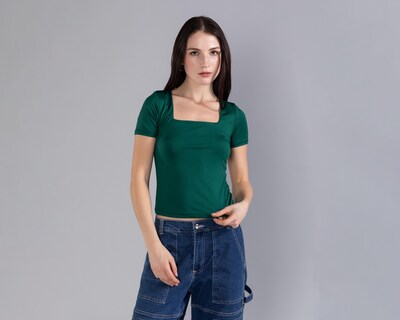 Foto 2 | Playera Strona Manga Corta para Mujer