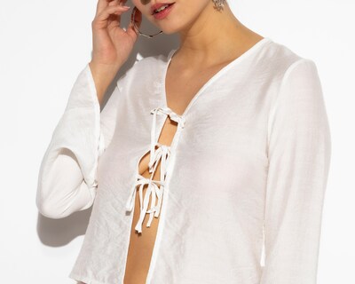Foto 4 | Blusa Manga Larga Strona para Mujer