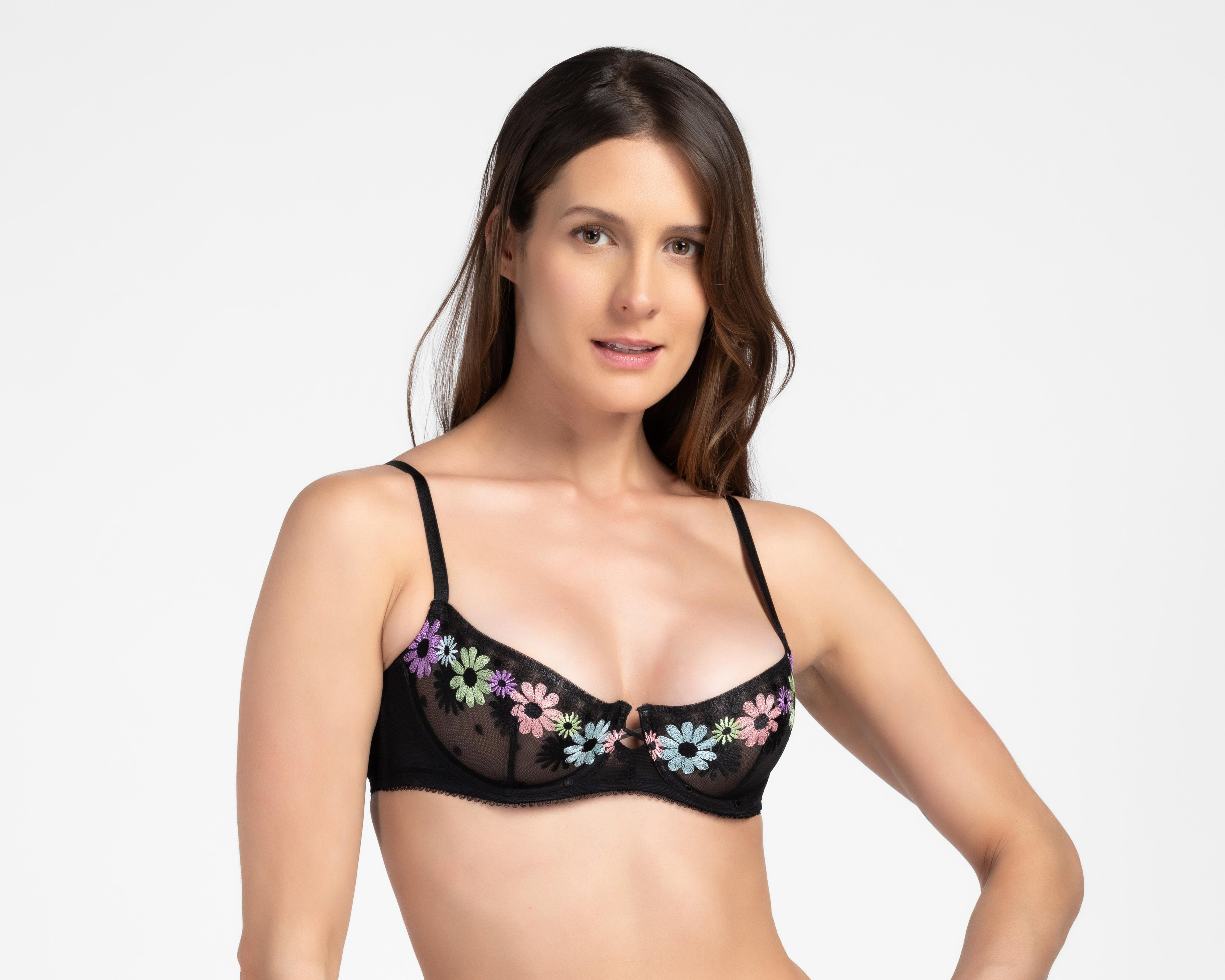 Brasier Media Copa con Encaje Savage X Fenty