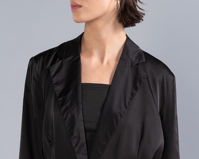 Foto 4 | Blazer Negro Strona para Mujer