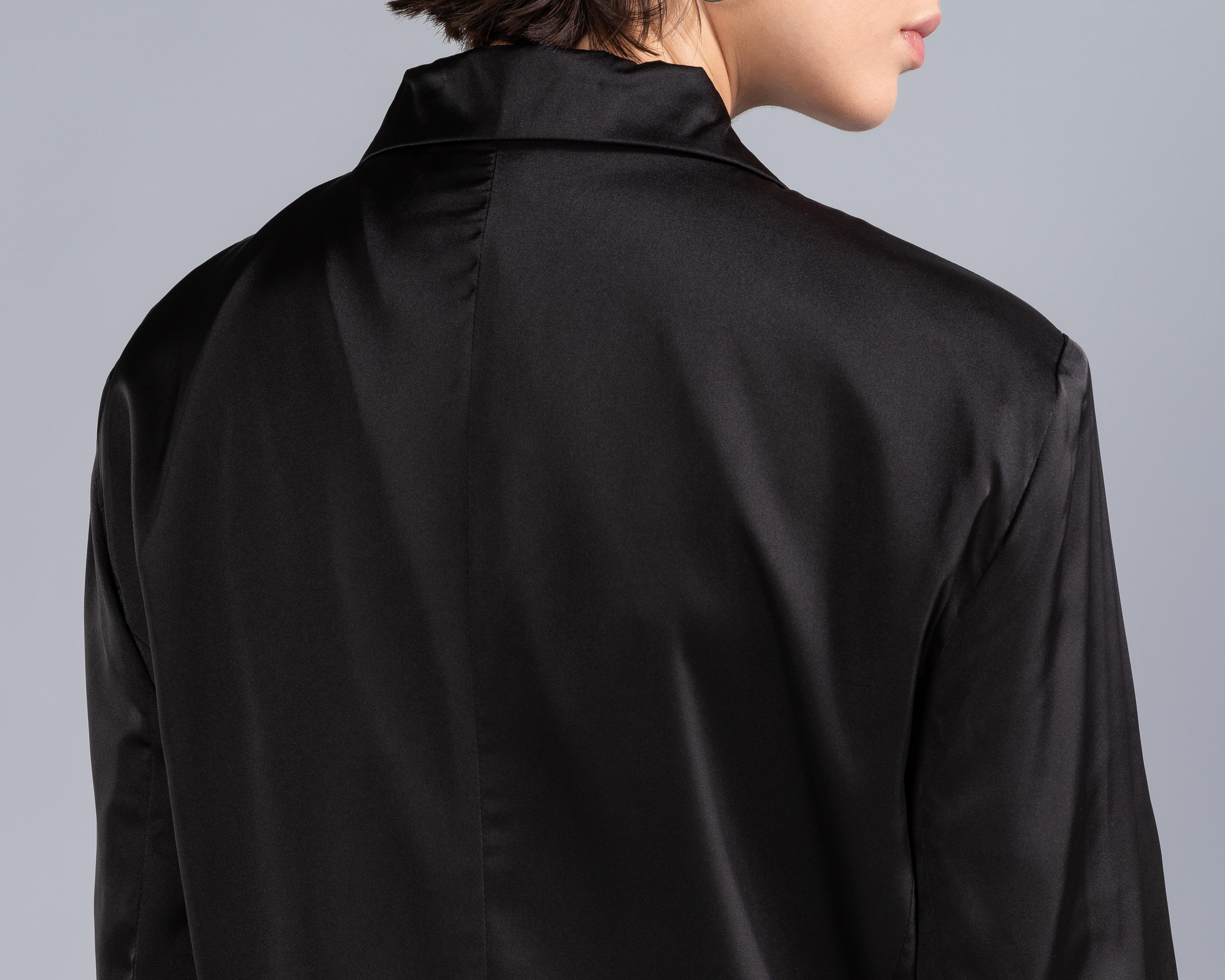 Foto 6 pulgar | Blazer Negro Strona para Mujer