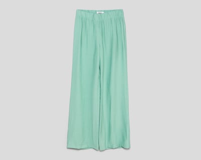 Foto 1 | Pantalón Ancho Strona Verde para Mujer