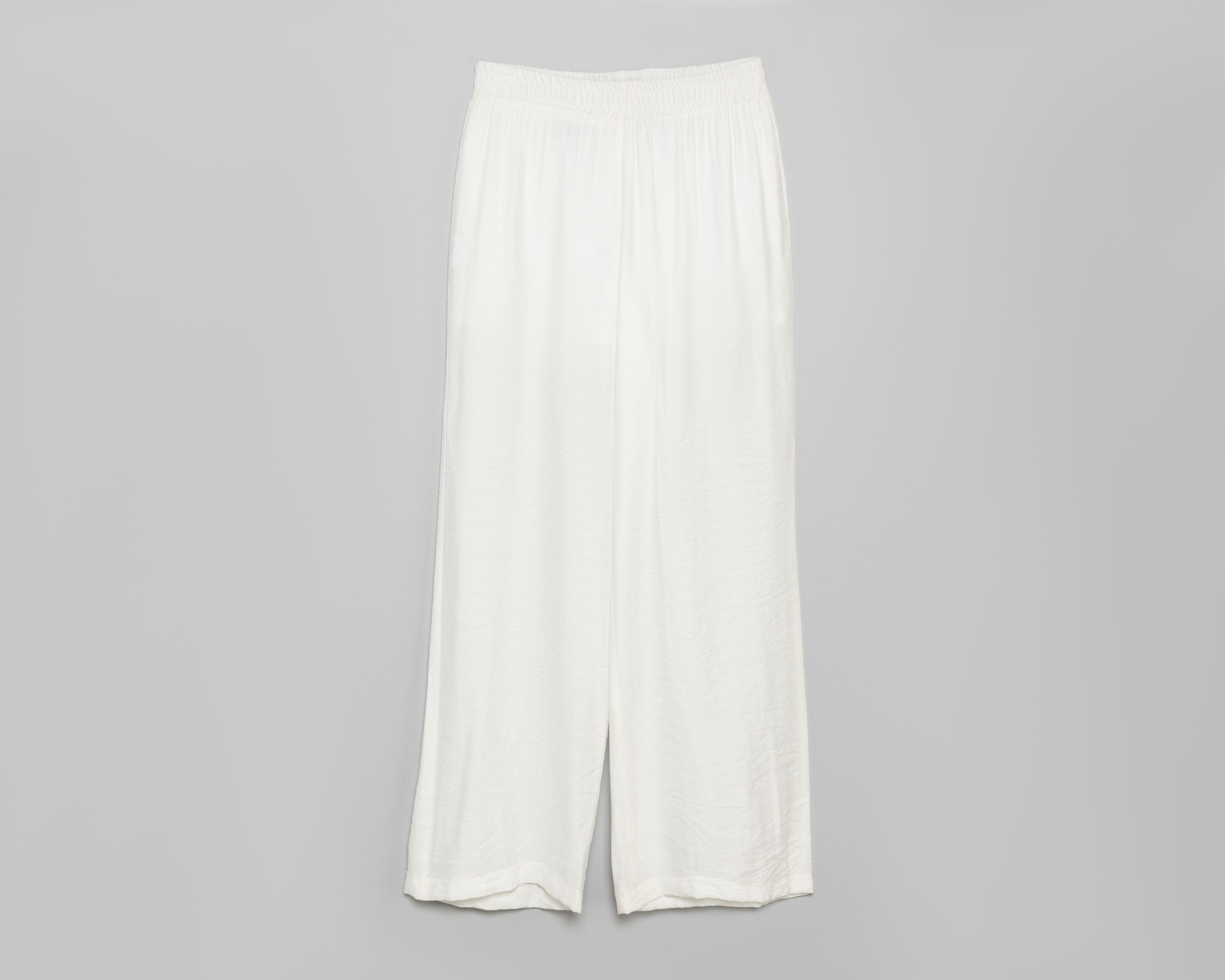 Pantalón Ancho Strona Blanco para Mujer $299
