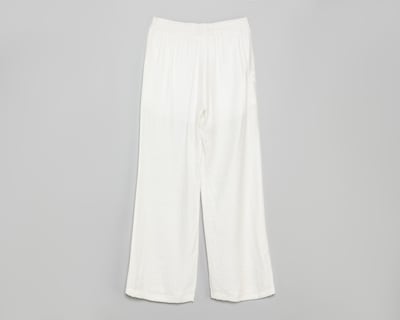 Foto 2 | Pantalón Ancho Strona Blanco para Mujer