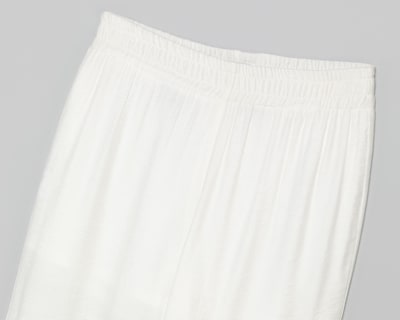 Foto 3 | Pantalón Ancho Strona Blanco para Mujer