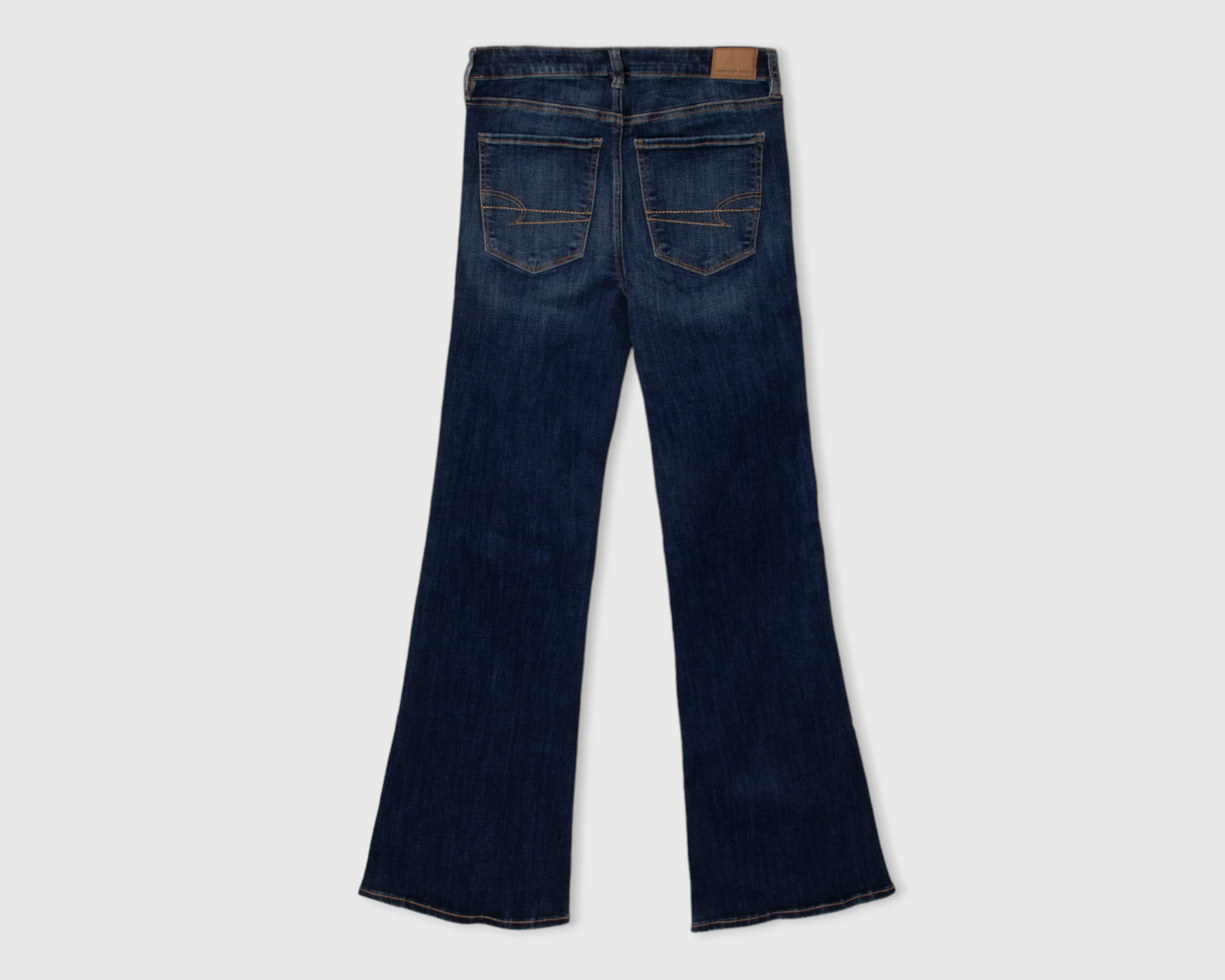 Foto 3 pulgar | Jeans American Eagle Super High-Rise Flare